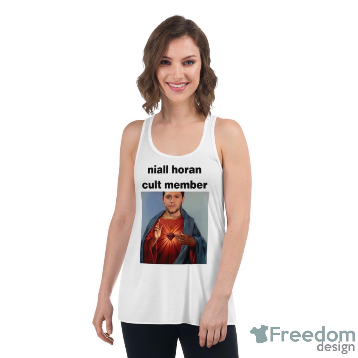 Niall Horan Cult Member Shirt - Womens Flowy Racerback Tank Niall Horan Cult Member Shirt - Womens Flowy Racerback Tank