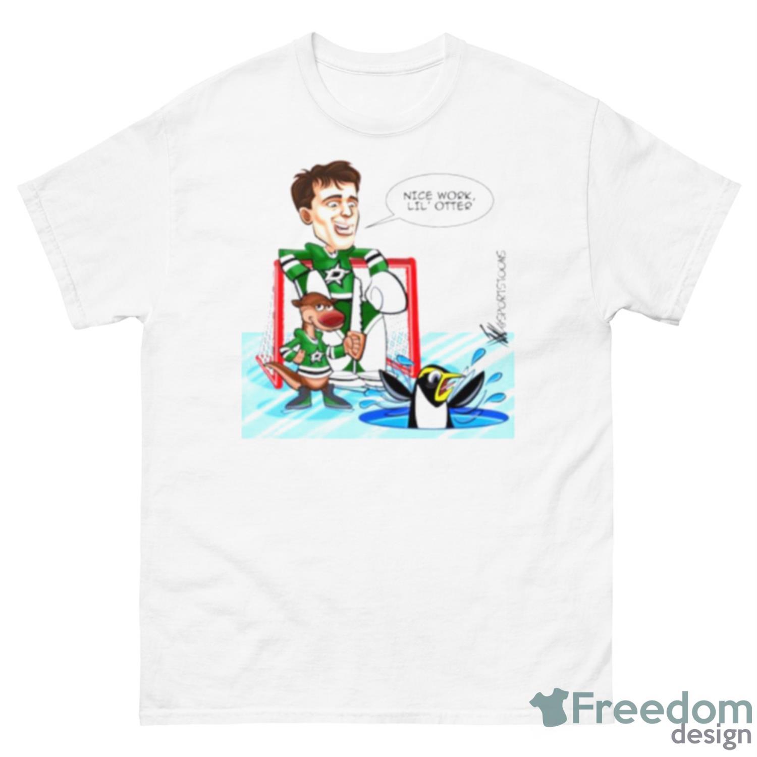 Nice Work Lil’ Otter Funny Shirt - 500 Men’s Classic Tee Gildan