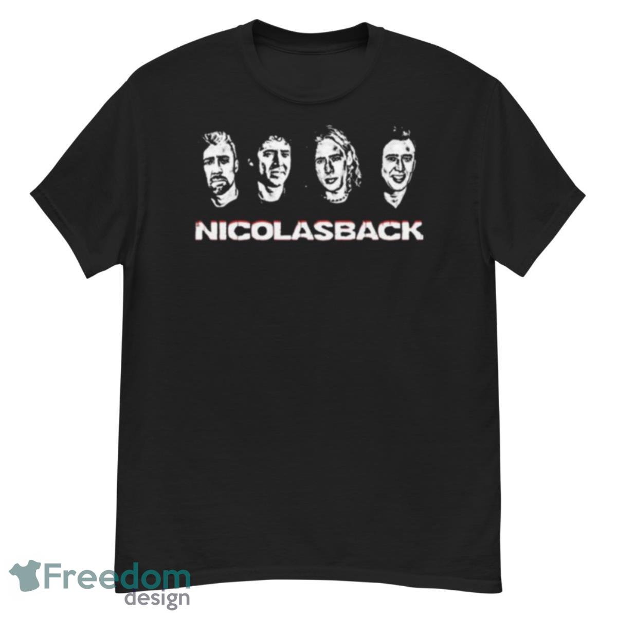 Nickelback Nicolas Cage Mashup Shirt - G500 Men’s Classic T-Shirt