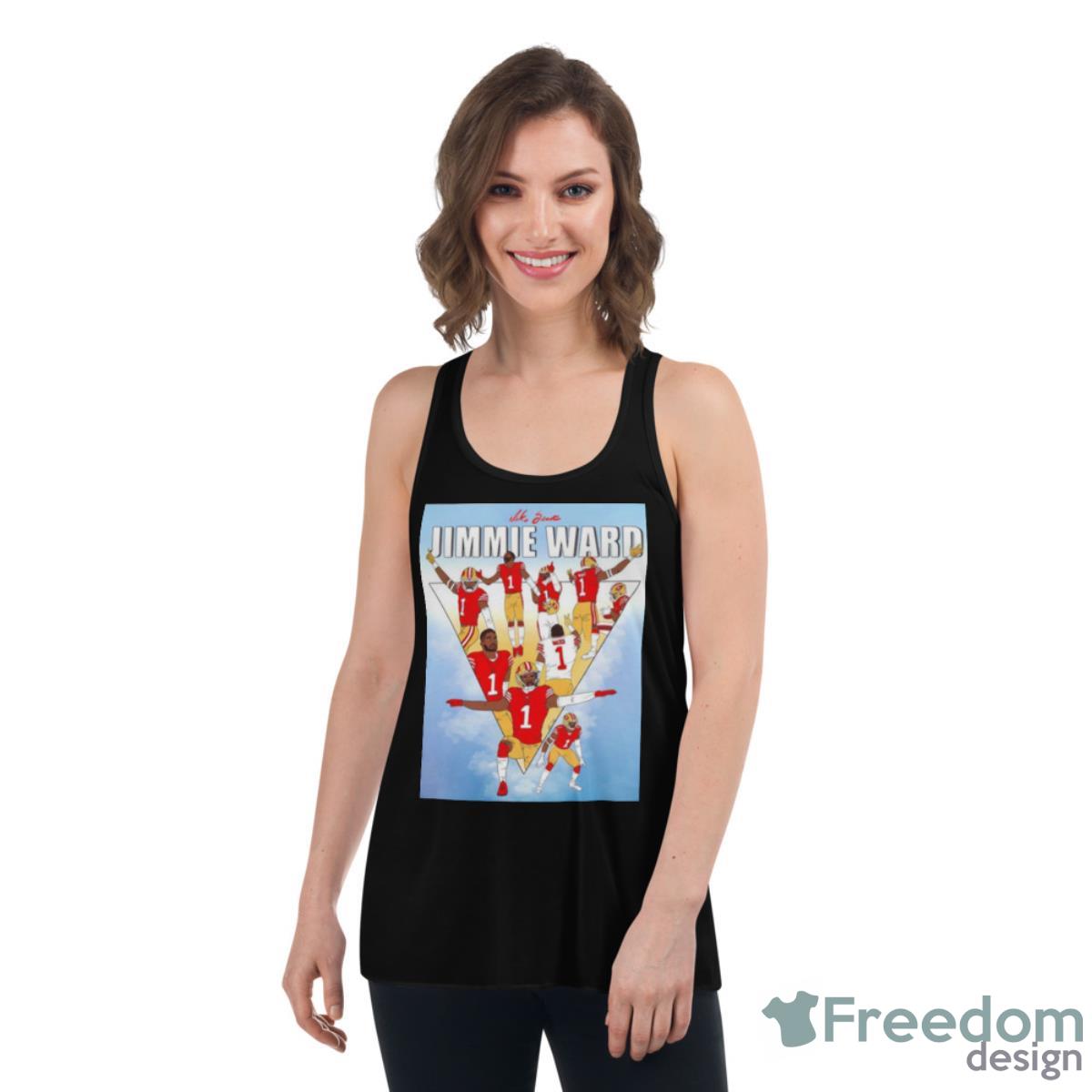 Nico Suave Jimmie Ward Shirt - Womens Flowy Racerback Tank Nico Suave Jimmie Ward Shirt - Womens Flowy Racerback Tank