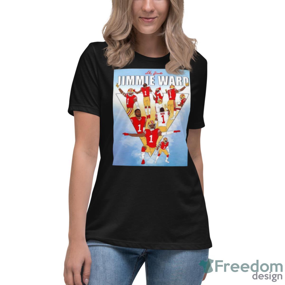 Nico Suave Jimmie Ward Shirt - Womens Relaxed Short Sleeve Jersey Tee Nico Suave Jimmie Ward Shirt - Womens Relaxed Short Sleeve Jersey Tee
