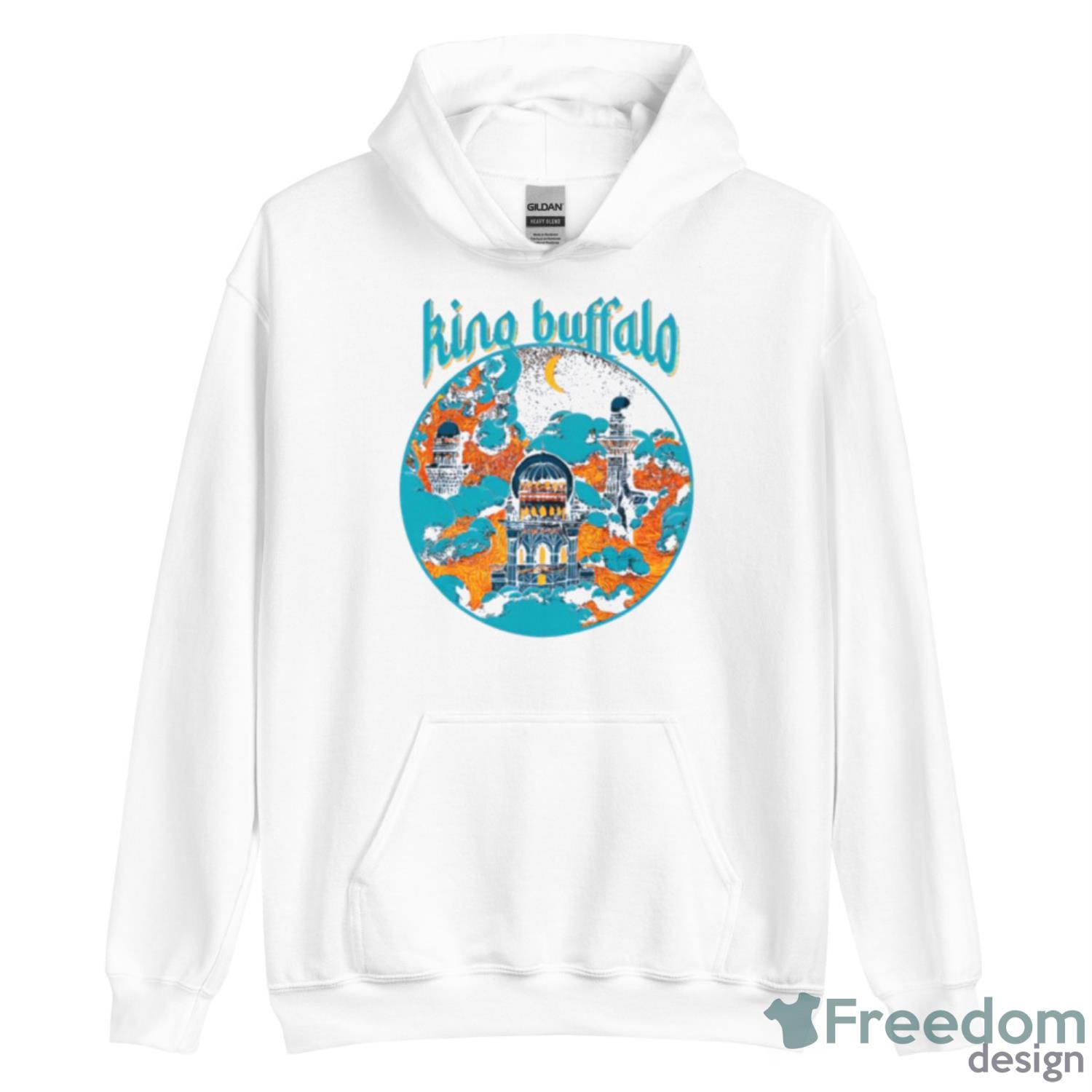 Night Temple Moon King Buffalo Shirt - Unisex Heavy Blend Hooded Sweatshirt Night Temple Moon King Buffalo Shirt - Unisex Heavy Blend Hooded Sweatshirt