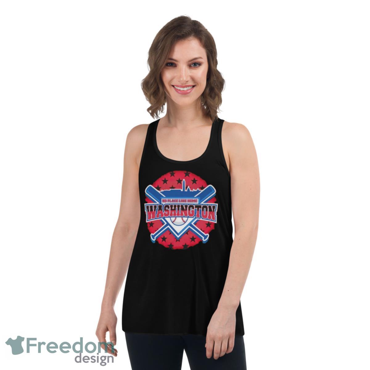 No Place Like Home Washington Nationals Baseball Shirt - Womens Flowy Racerback Tank No Place Like Home Washington Nationals Baseball Shirt - Womens Flowy Racerback Tank