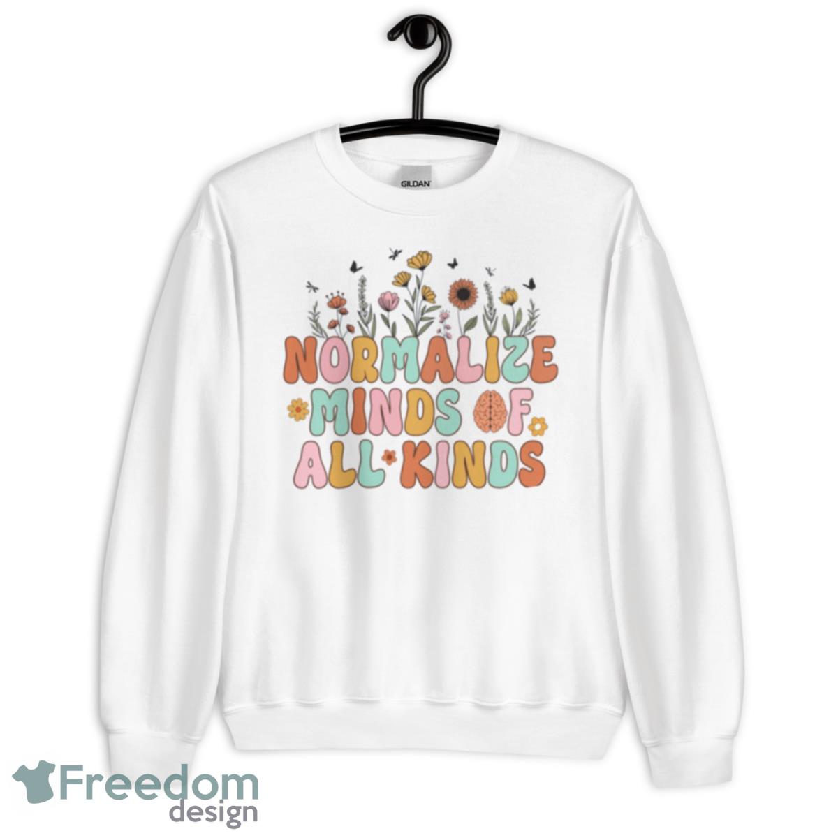 Normalize Minds Of All Kinds Trendy Shirt - Unisex Heavy Blend Crewneck Sweatshirt