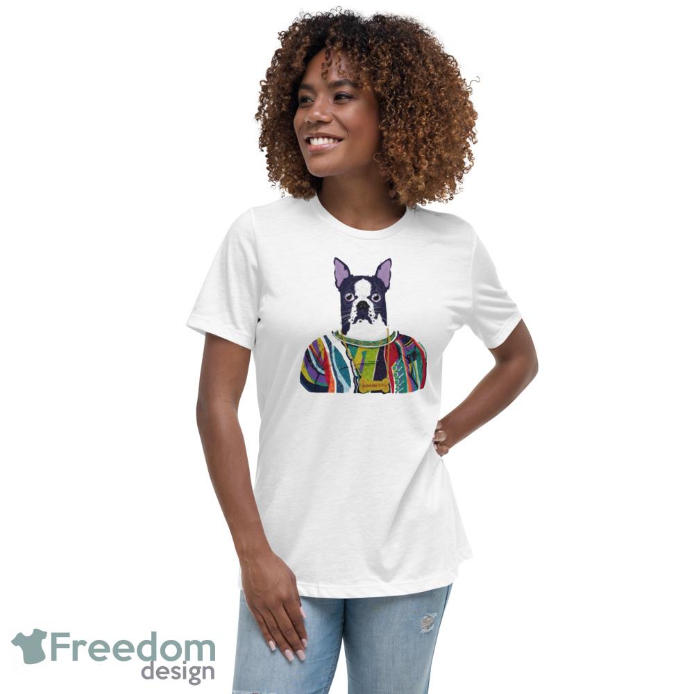 Notorious Dog Boston Terrier RIP The Notorious B.I.G Biggie Shirt - Womens Relaxed Short Sleeve Jersey Tee Notorious Dog Boston Terrier RIP The Notorious B.I.G Biggie Shirt - Womens Relaxed Short Sleeve Jersey Tee