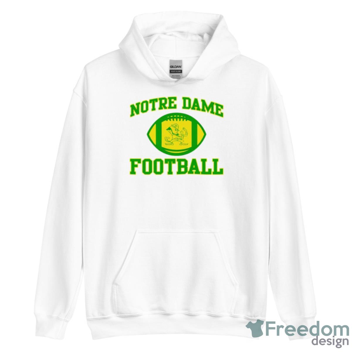 Notre Dame Football Logo Shirt - Unisex Heavy Blend Hooded Sweatshirt Notre Dame Football Logo Shirt - Unisex Heavy Blend Hooded Sweatshirt
