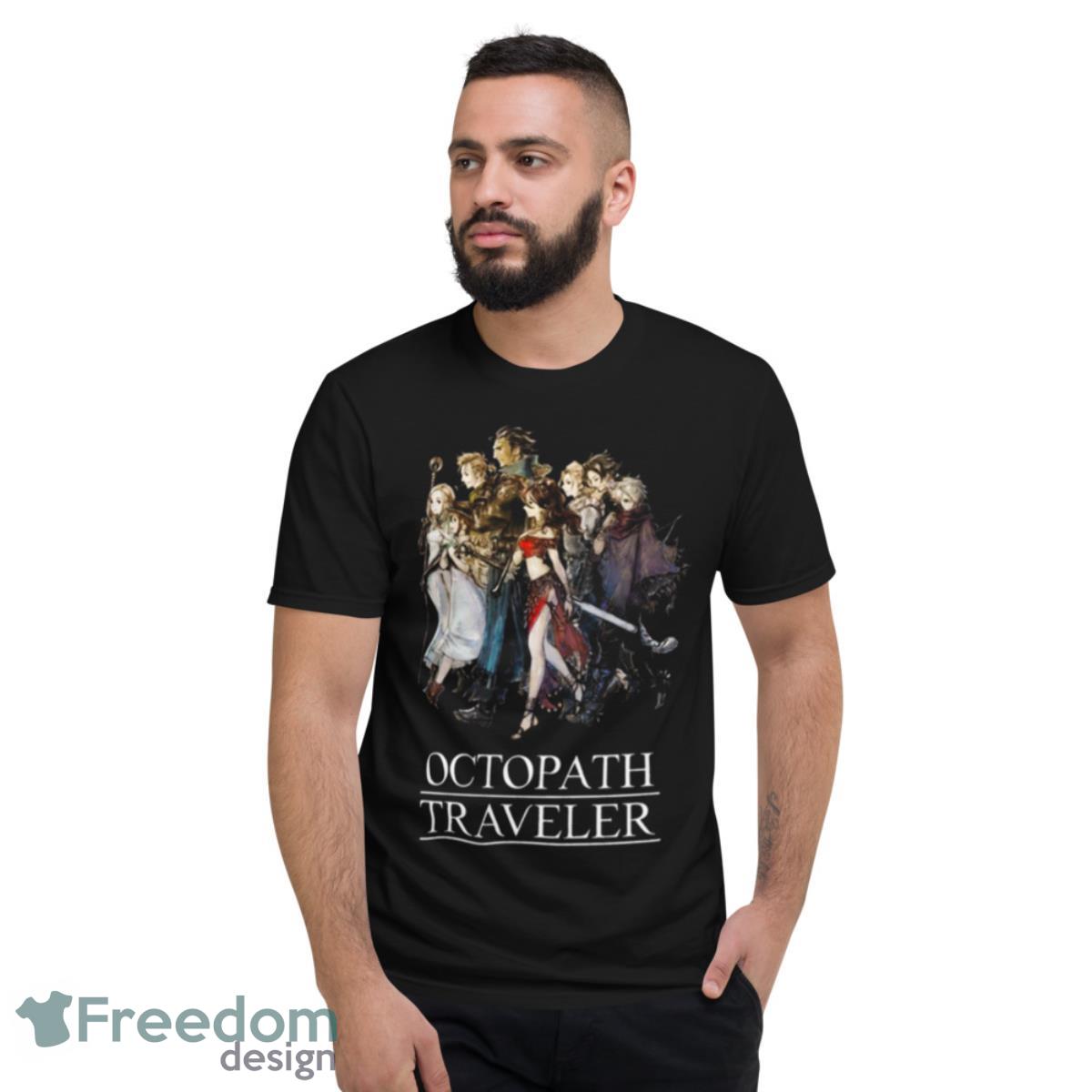 Octopath Traveler Travelers Logo Shirt - Short Sleeve T-Shirt