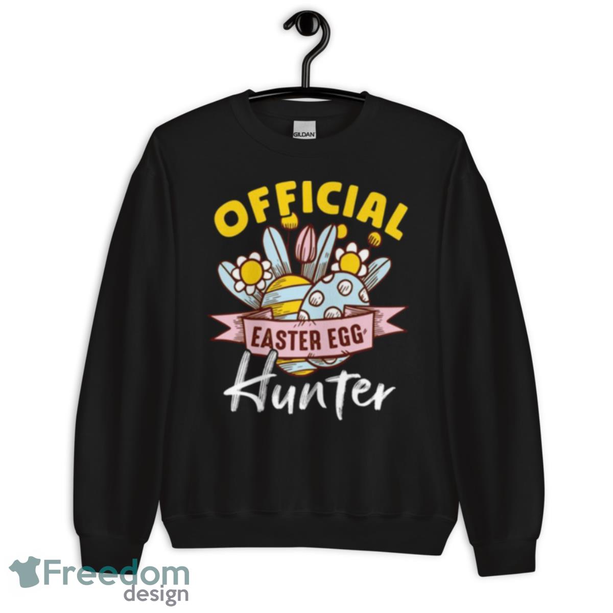 Official Easter Egg Hunter Retro Shirt - Unisex Crewneck Sweatshirt Official Easter Egg Hunter Retro Shirt - Unisex Crewneck Sweatshirt