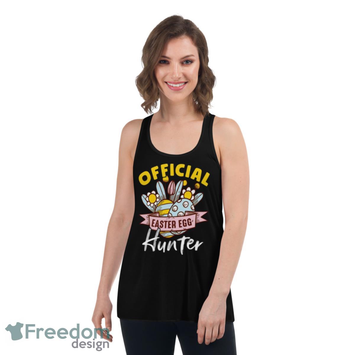 Official Easter Egg Hunter Retro Shirt - Womens Flowy Racerback Tank Official Easter Egg Hunter Retro Shirt - Womens Flowy Racerback Tank