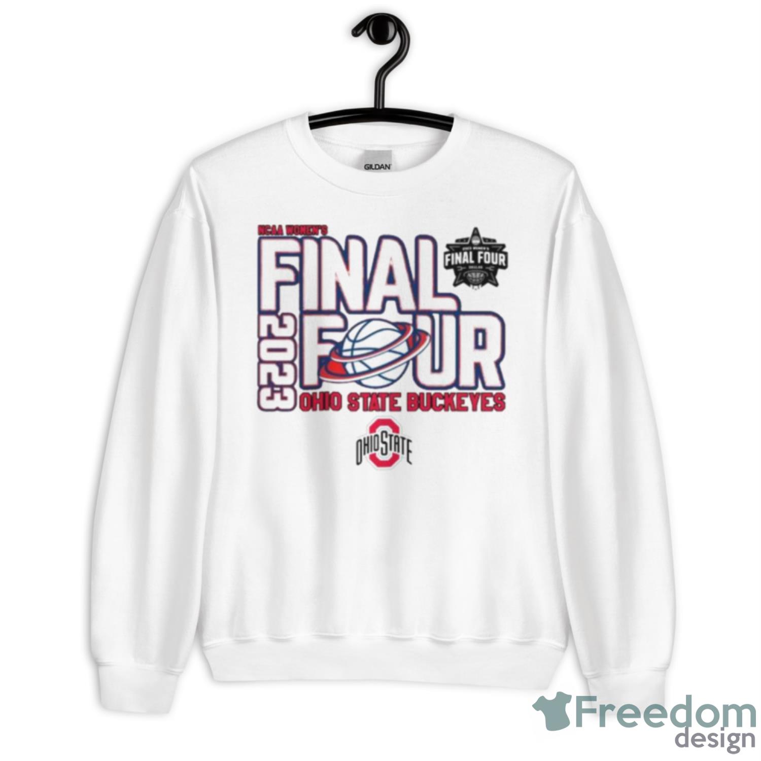 Ohio State Buckeyes 2023 Final Four NCAA Women’s Shirt - Unisex Heavy Blend Crewneck Sweatshirt