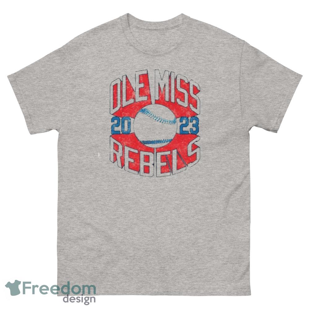 Ole Miss Baseball Fade 2023 Shirt - 500 Men’s Classic Tee Gildan