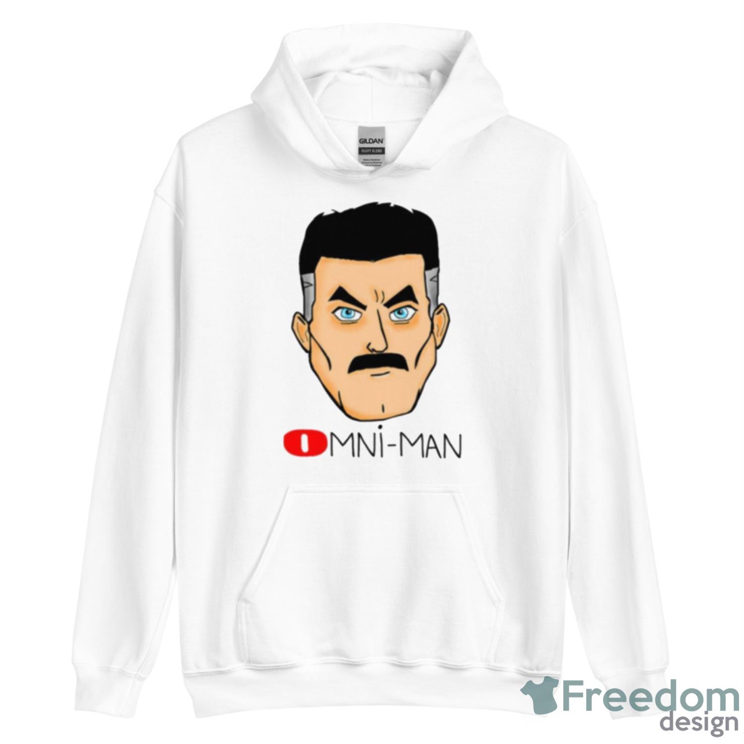 Omni Man Face Meme Invincible Cartoon Shirt - Unisex Heavy Blend Hooded Sweatshirt Omni Man Face Meme Invincible Cartoon Shirt - Unisex Heavy Blend Hooded Sweatshirt