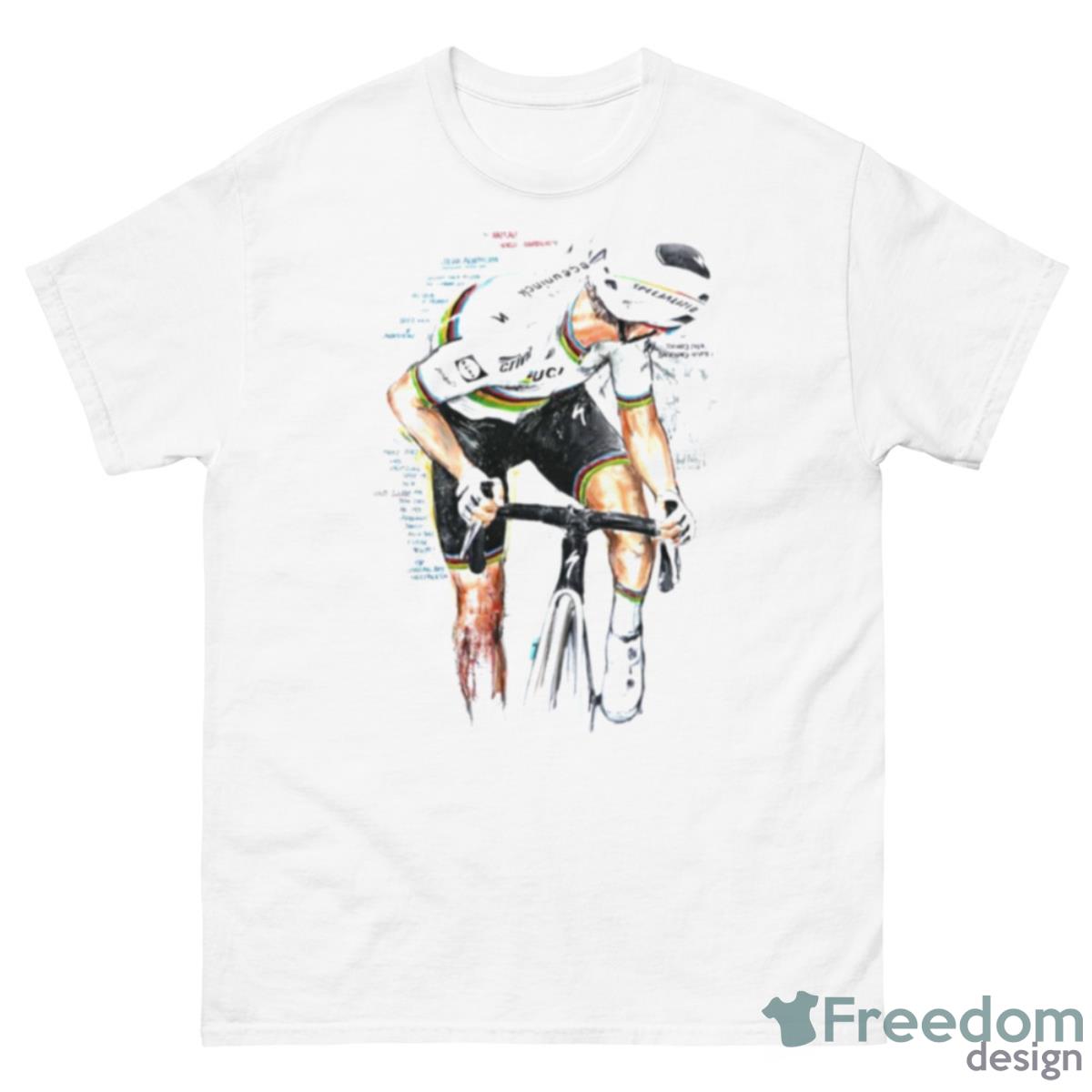 On The Race Mathieu Van Der Poel Bike Shirt - 500 Men’s Classic Tee Gildan