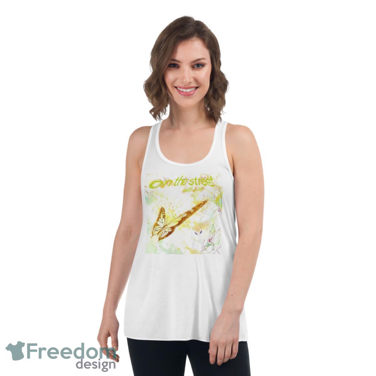 On The Street With J Cole Shirt - Womens Flowy Racerback Tank On The Street With J Cole Shirt - Womens Flowy Racerback Tank