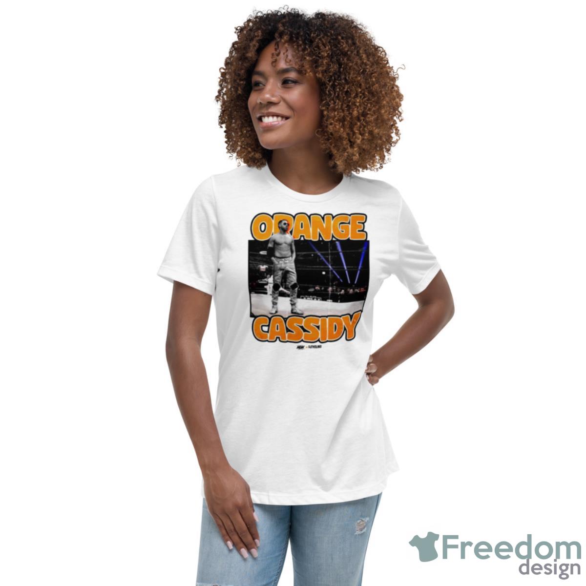 Orange Cassidy Legacy Shirt - Womens Relaxed Short Sleeve Jersey Tee Orange Cassidy Legacy Shirt - Womens Relaxed Short Sleeve Jersey Tee