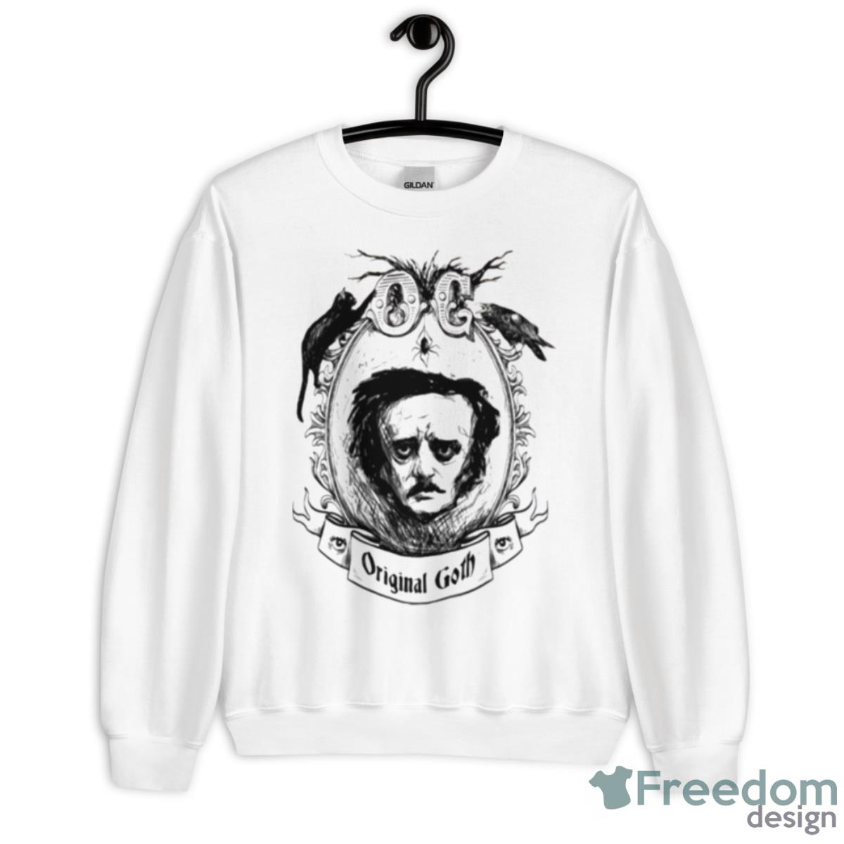 Original Goth Edgar Allan Poe Shirt - Unisex Heavy Blend Crewneck Sweatshirt