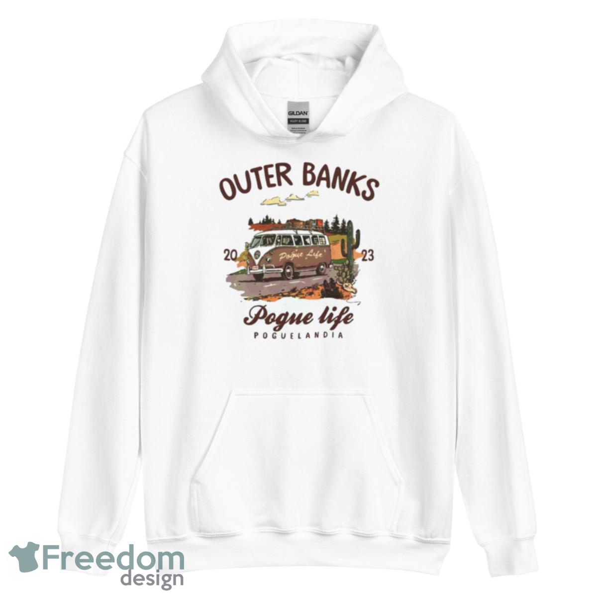 Outer Banks 2023 Tv Series Vintage Pogue For Life Shirt - Unisex Heavy Blend Hooded Sweatshirt Outer Banks 2023 Tv Series Vintage Pogue For Life Shirt - Unisex Heavy Blend Hooded Sweatshirt