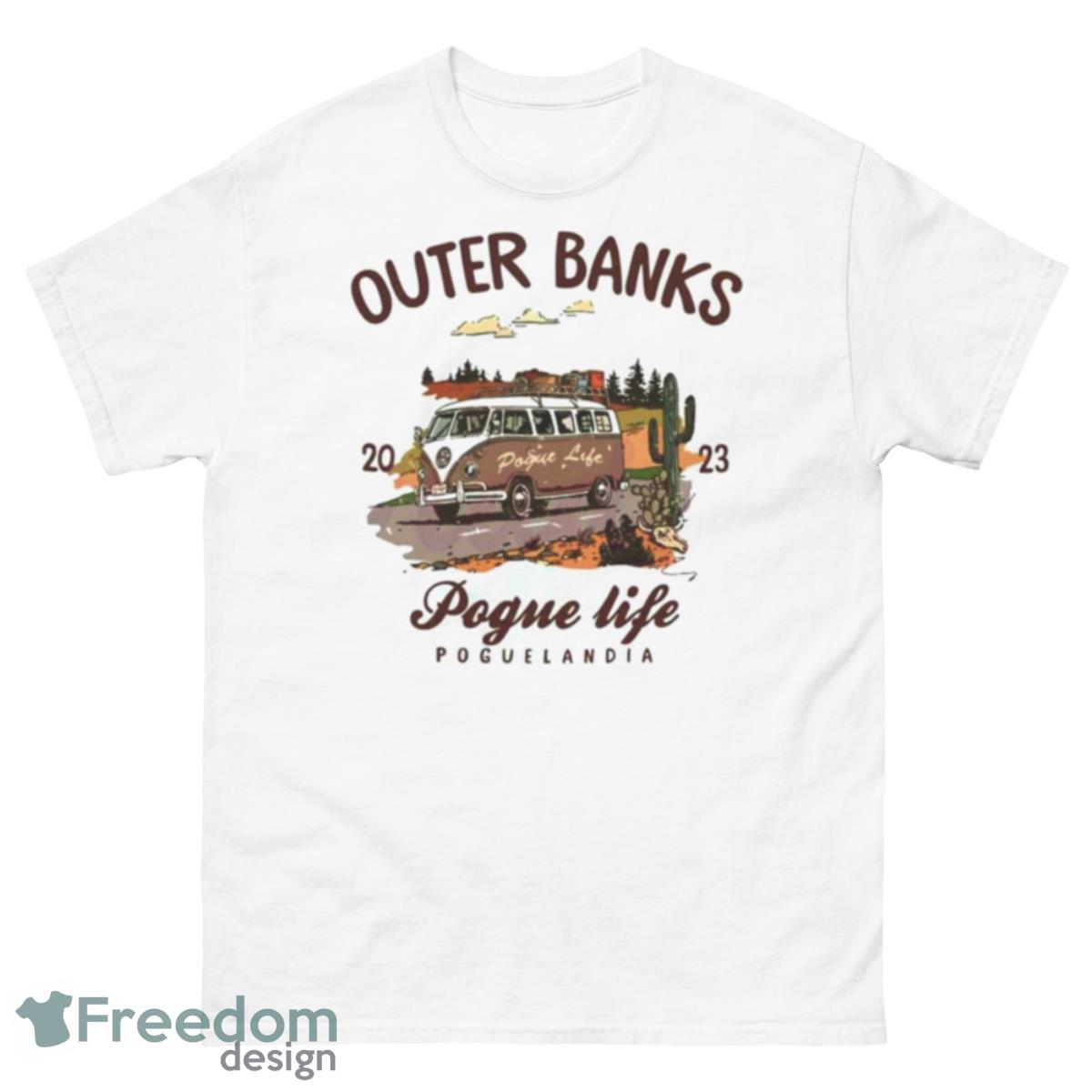 Outer Banks 2023 Tv Series Vintage Pogue For Life Shirt - 500 Men’s Classic Tee Gildan