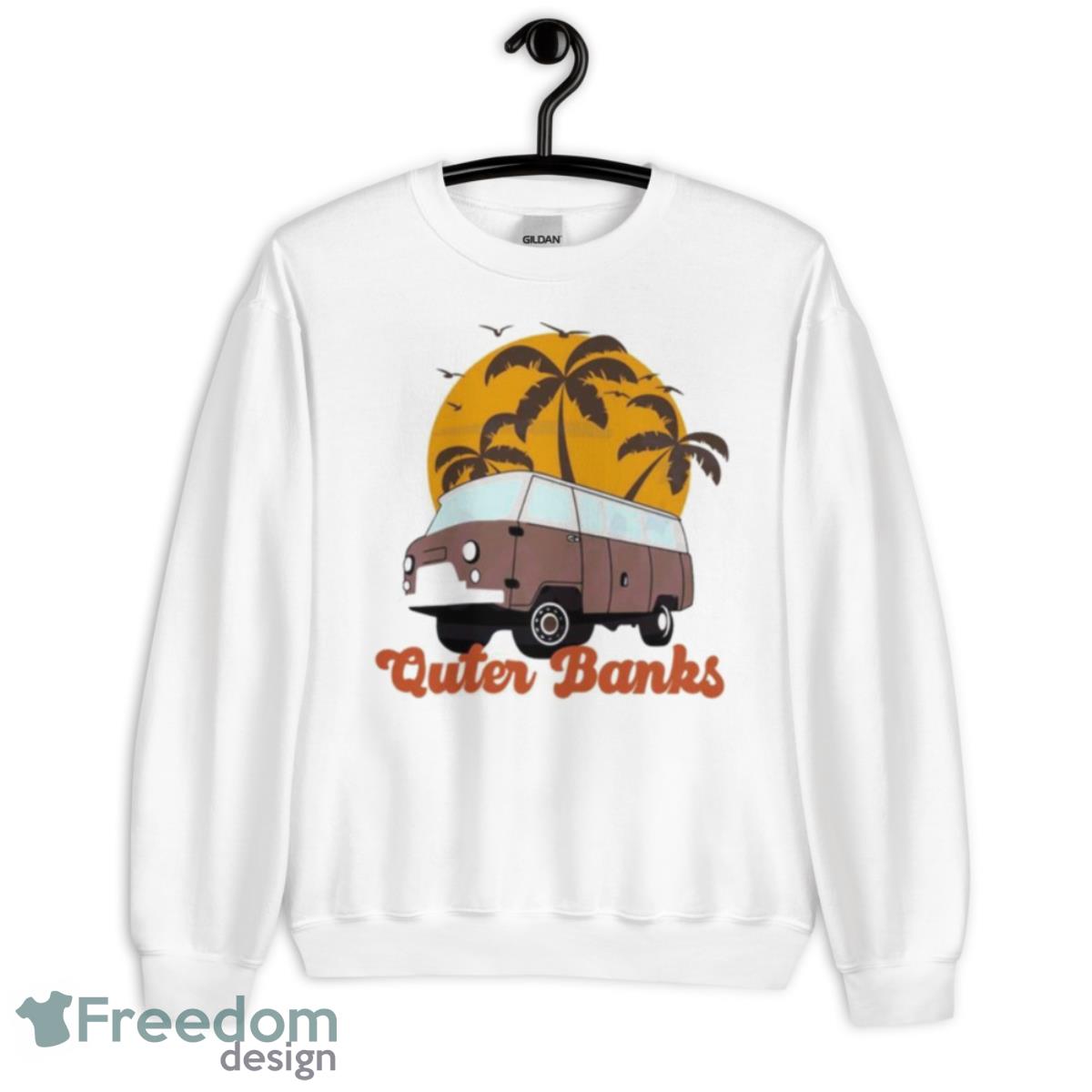 Outer Banks Vintage Van 2023 Shirt - Unisex Heavy Blend Crewneck Sweatshirt