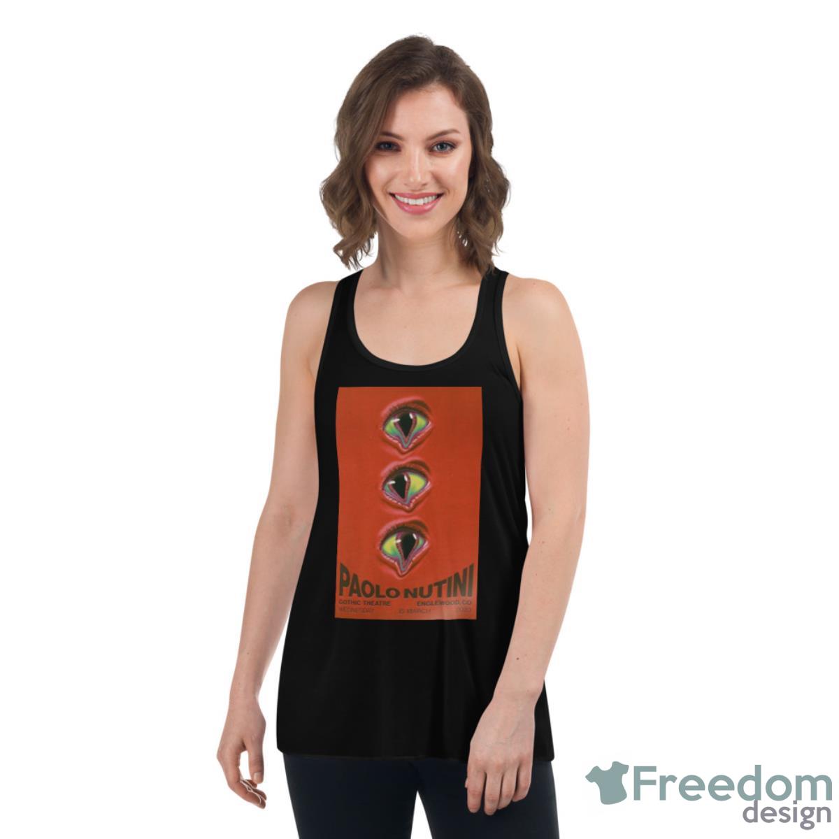 Paolo Nutini March 15 2023 Gothic Theatre Englewood Colorado Poster Shirt - Womens Flowy Racerback Tank Paolo Nutini March 15 2023 Gothic Theatre Englewood Colorado Poster Shirt - Womens Flowy Racerback Tank