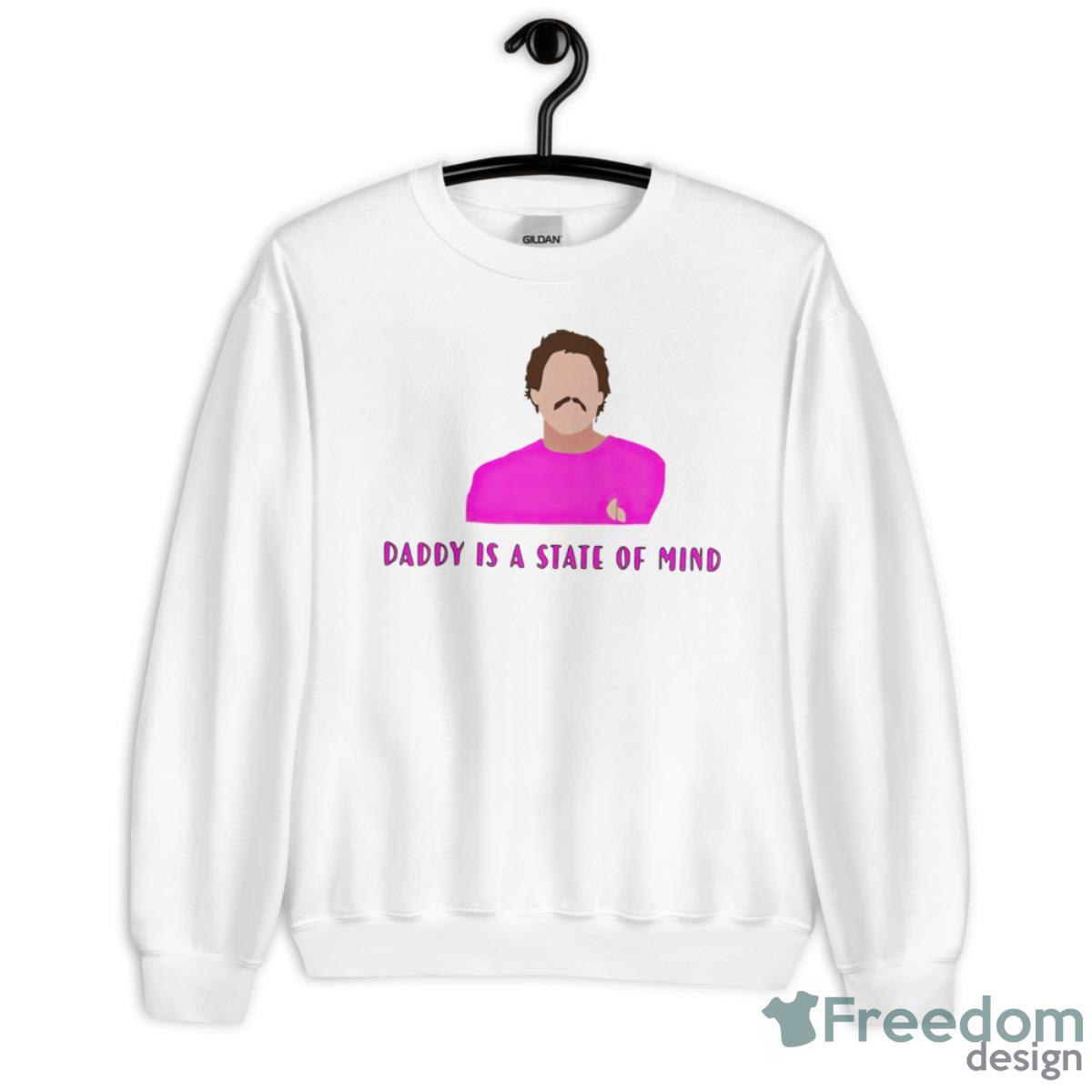 Pedro Pascal Daddy Is State Of Mind Shirt - Unisex Heavy Blend Crewneck Sweatshirt