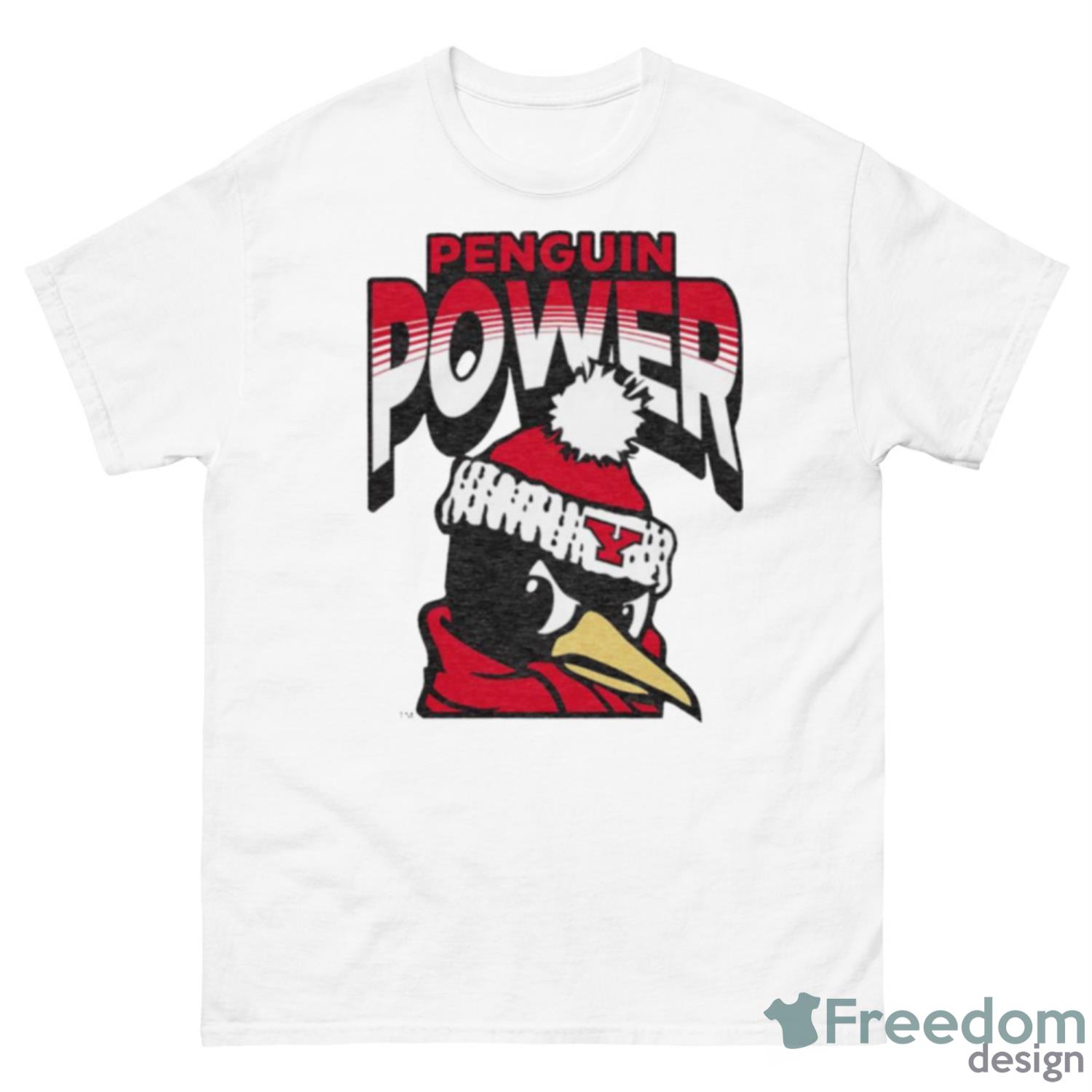 Penguin Power Logo Shirt - 500 Men’s Classic Tee Gildan