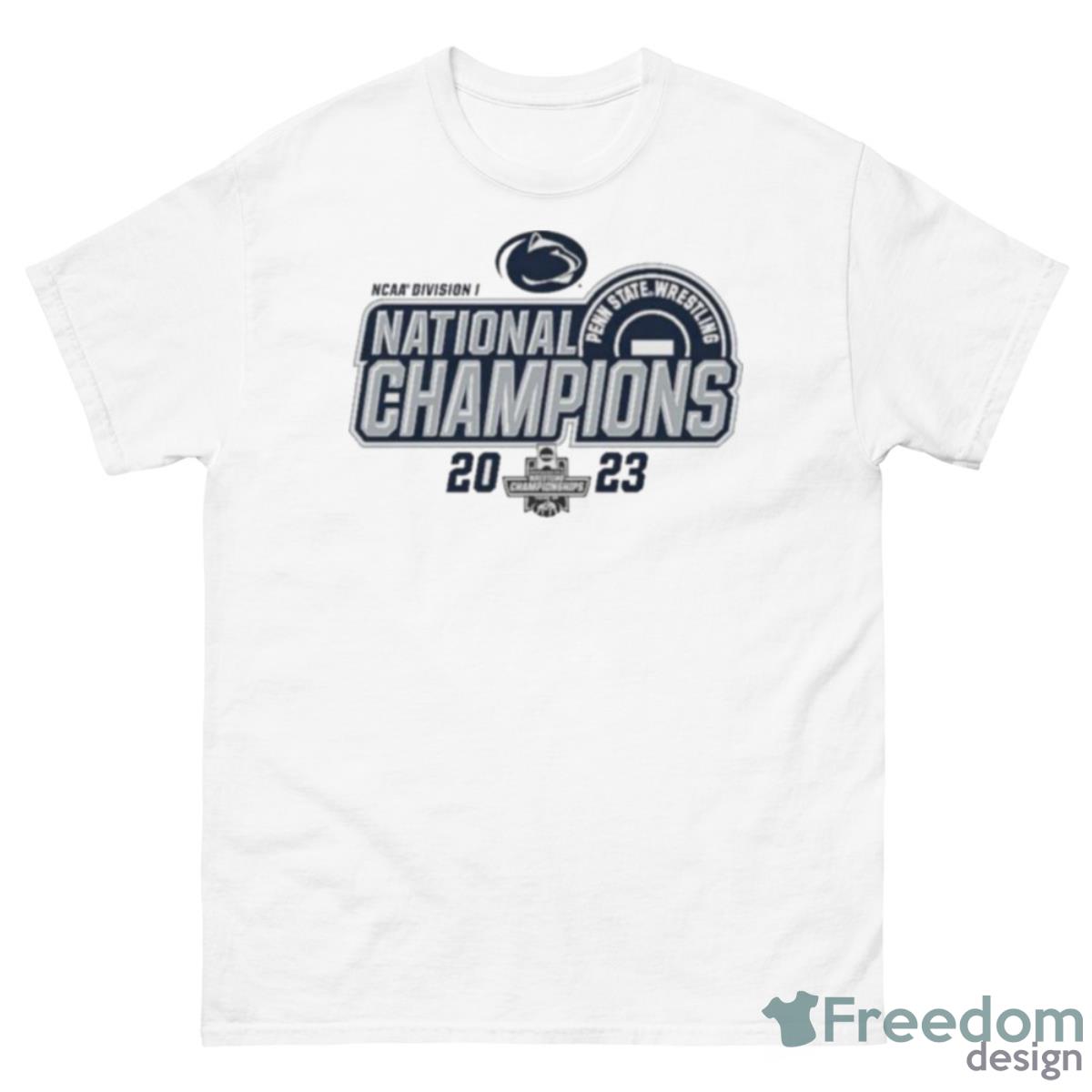Penn State 2023 Wrestling NCAA National Champions Shirt - 500 Men’s Classic Tee Gildan