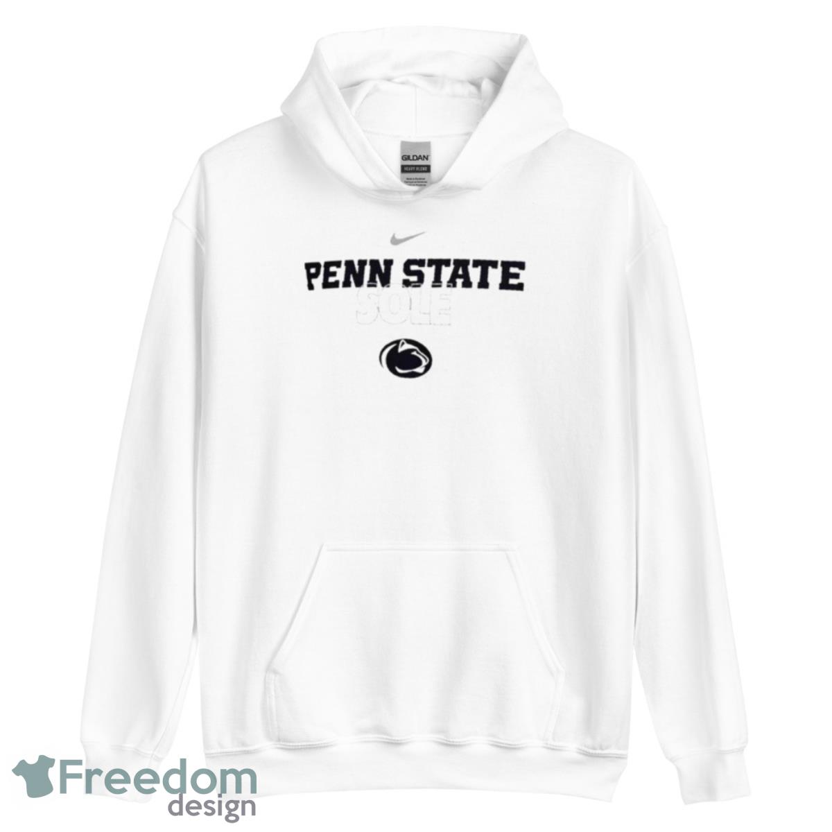 Penn State Nittany Lions Nike 2023 On Court Bench Long Sleeve Shirt - Unisex Heavy Blend Hooded Sweatshirt Penn State Nittany Lions Nike 2023 On Court Bench Long Sleeve Shirt - Unisex Heavy Blend Hooded Sweatshirt
