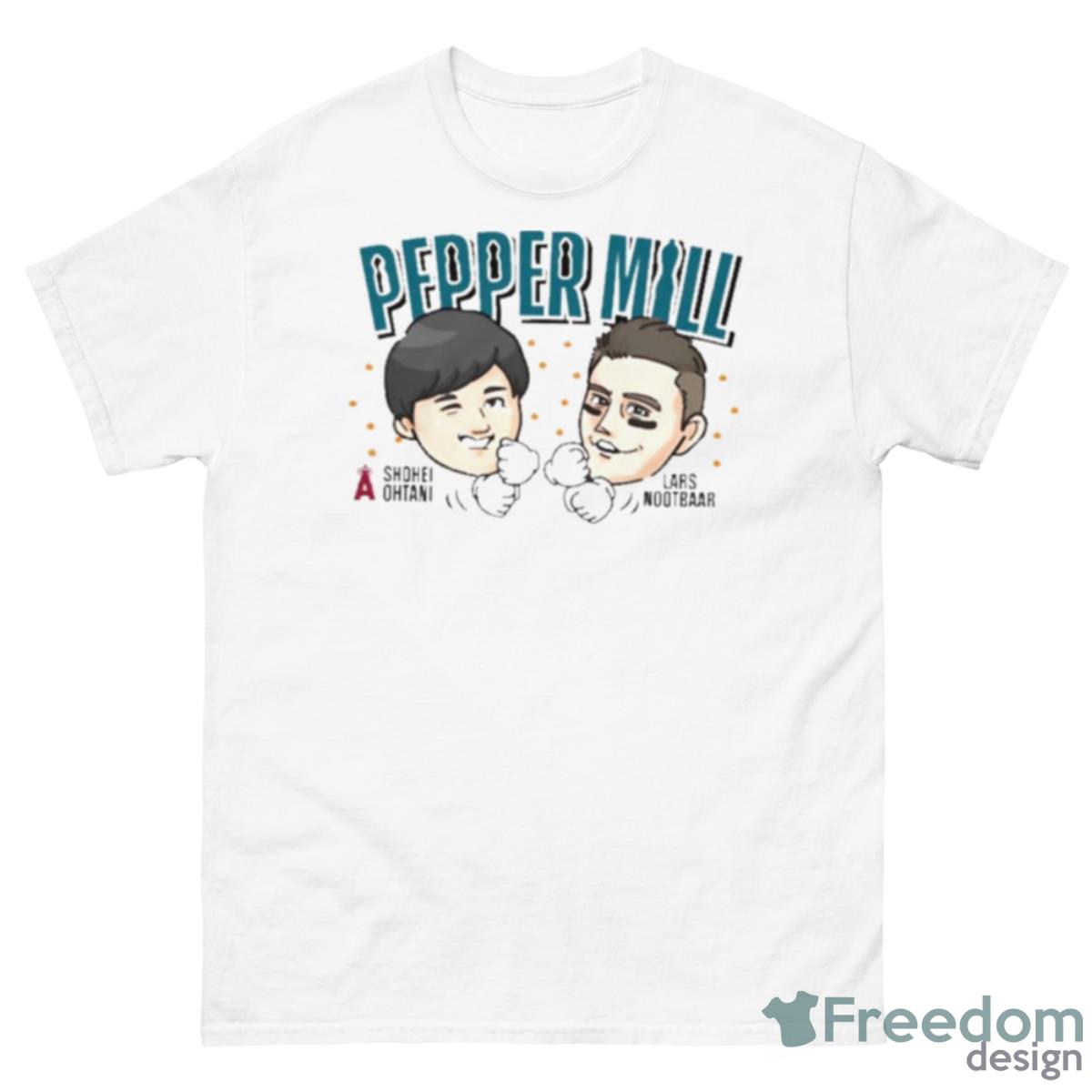 Pepper Mill Shohei Ohtani And Lars Nootbaar Shirt - 500 Men’s Classic Tee Gildan