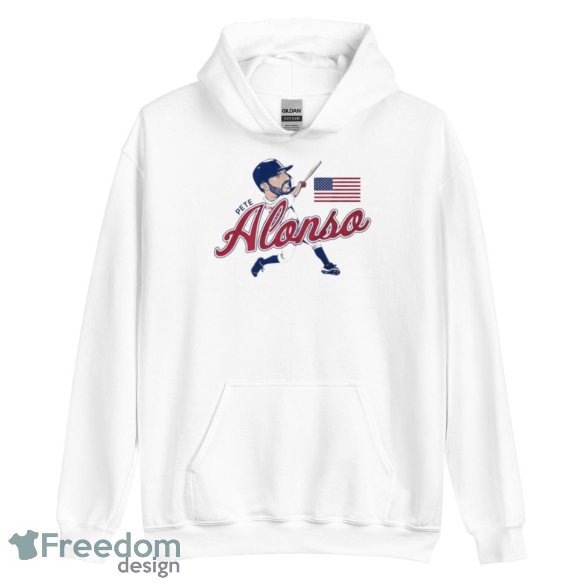 Pete Alonso New York Mets USA Fflag Caricature Shirt - Freedomdesign