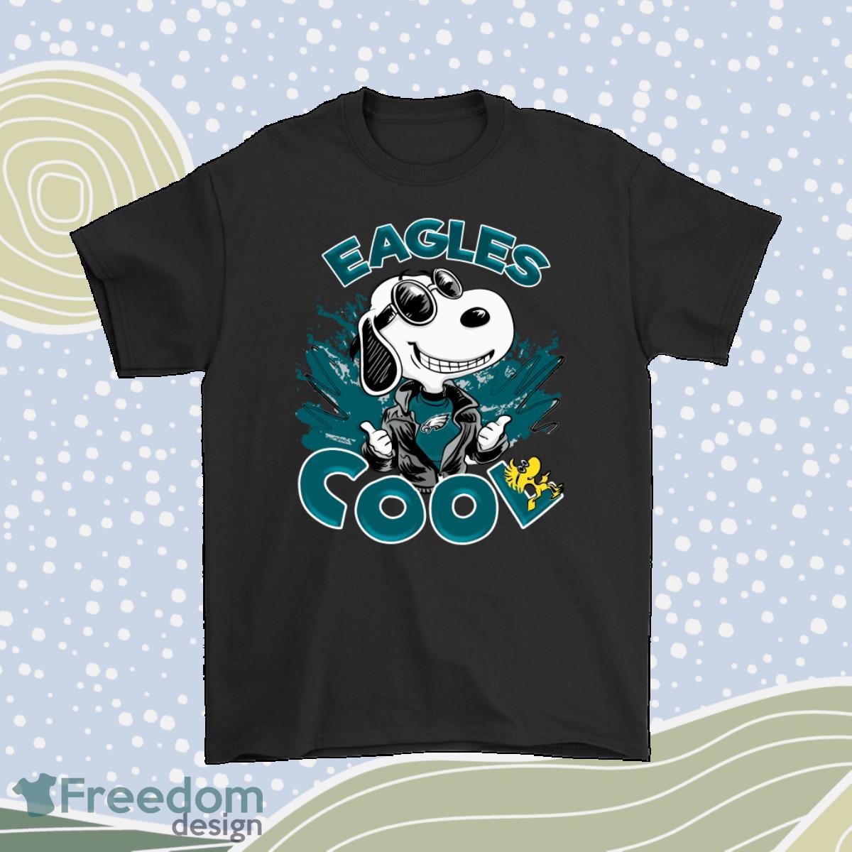 Philadelphia Eagles Snoopy Joe Cool Were Awesome Shirt Product Photo 1