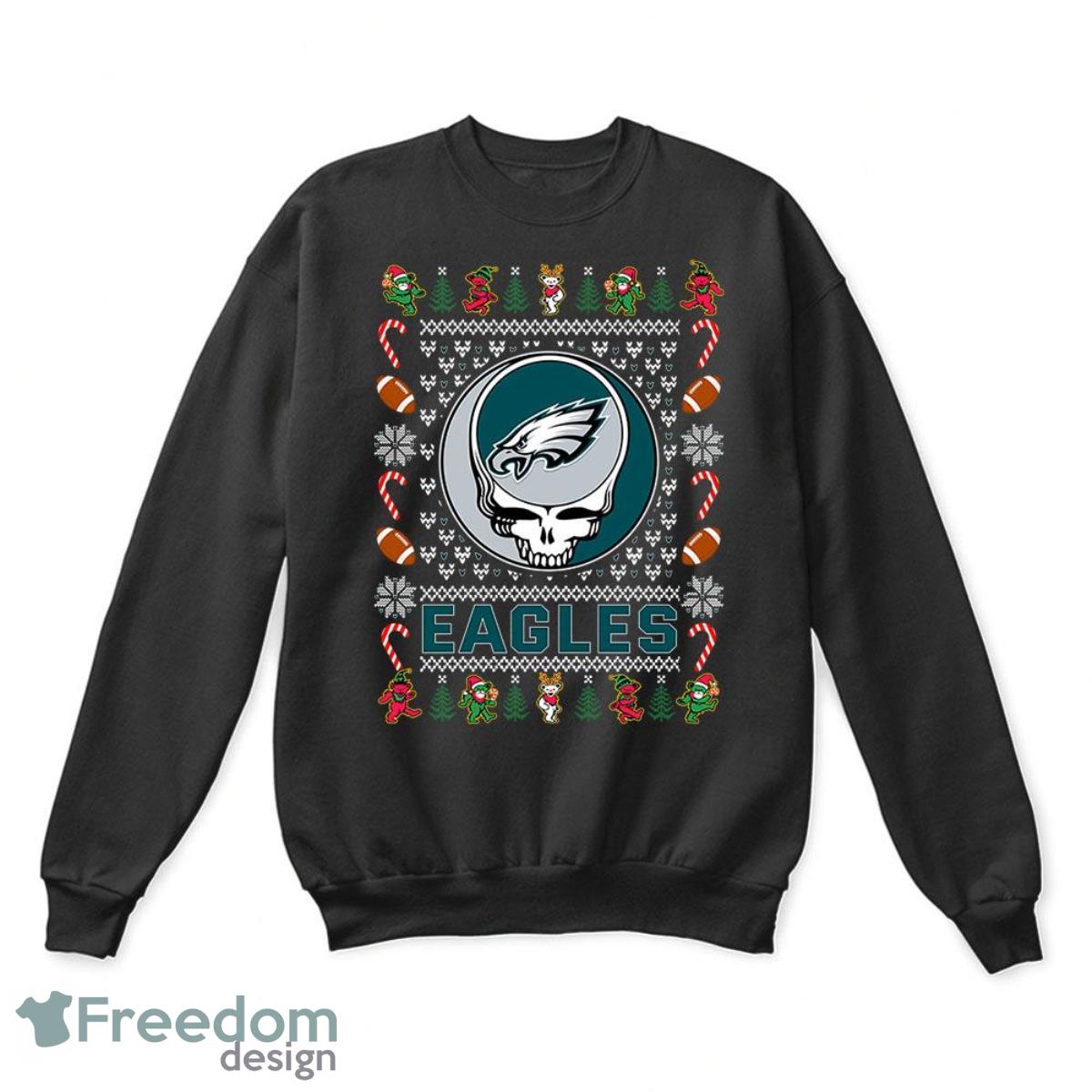 Philadelphia Eagles X Grateful Dead Christmas Ugly Sweater Size Up To 6xl -  Freedomdesign