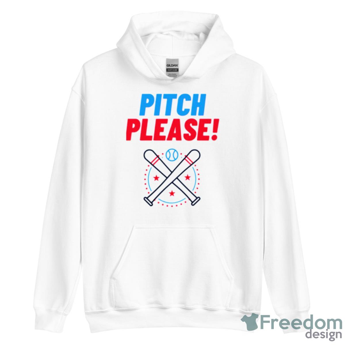 Pitch Please Baseball Logo Shirt image Pitch Please Baseball Logo Shirt - Unisex Heavy Blend Hooded Sweatshirt