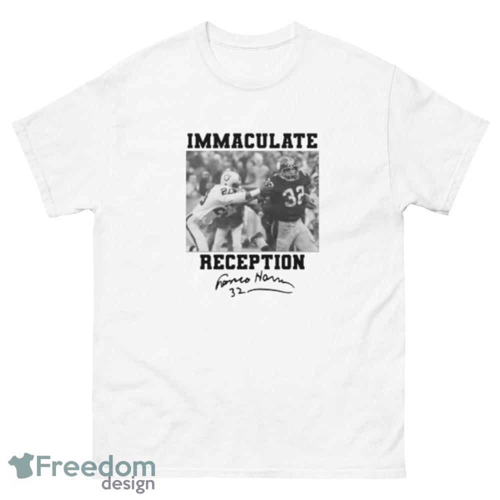 Franco Harris Shirt, Immaculate Reception Vintage Unisex T-shirt Short  Sleeve