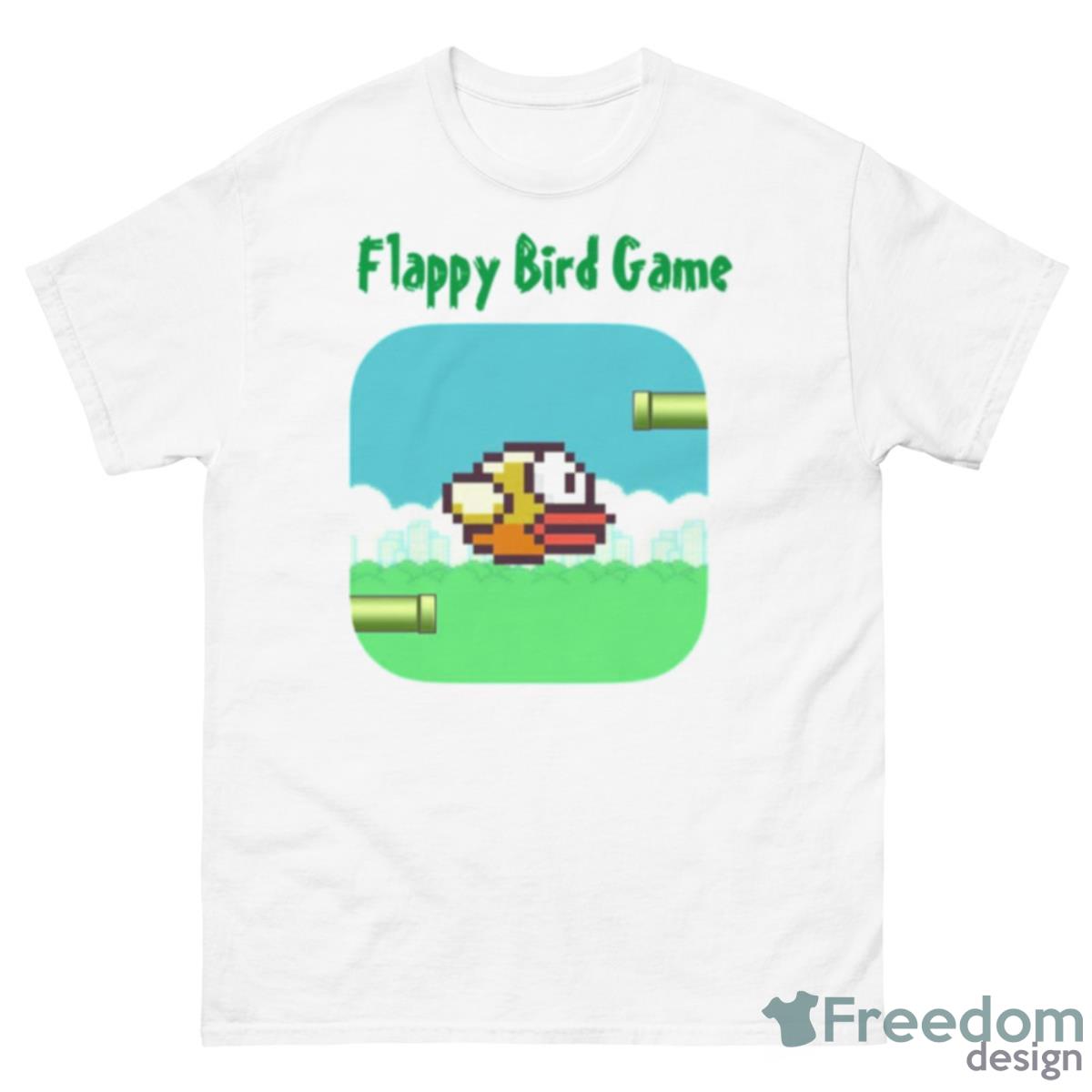Pixel Art Flappy Bird Game Shirt - 500 Men’s Classic Tee Gildan