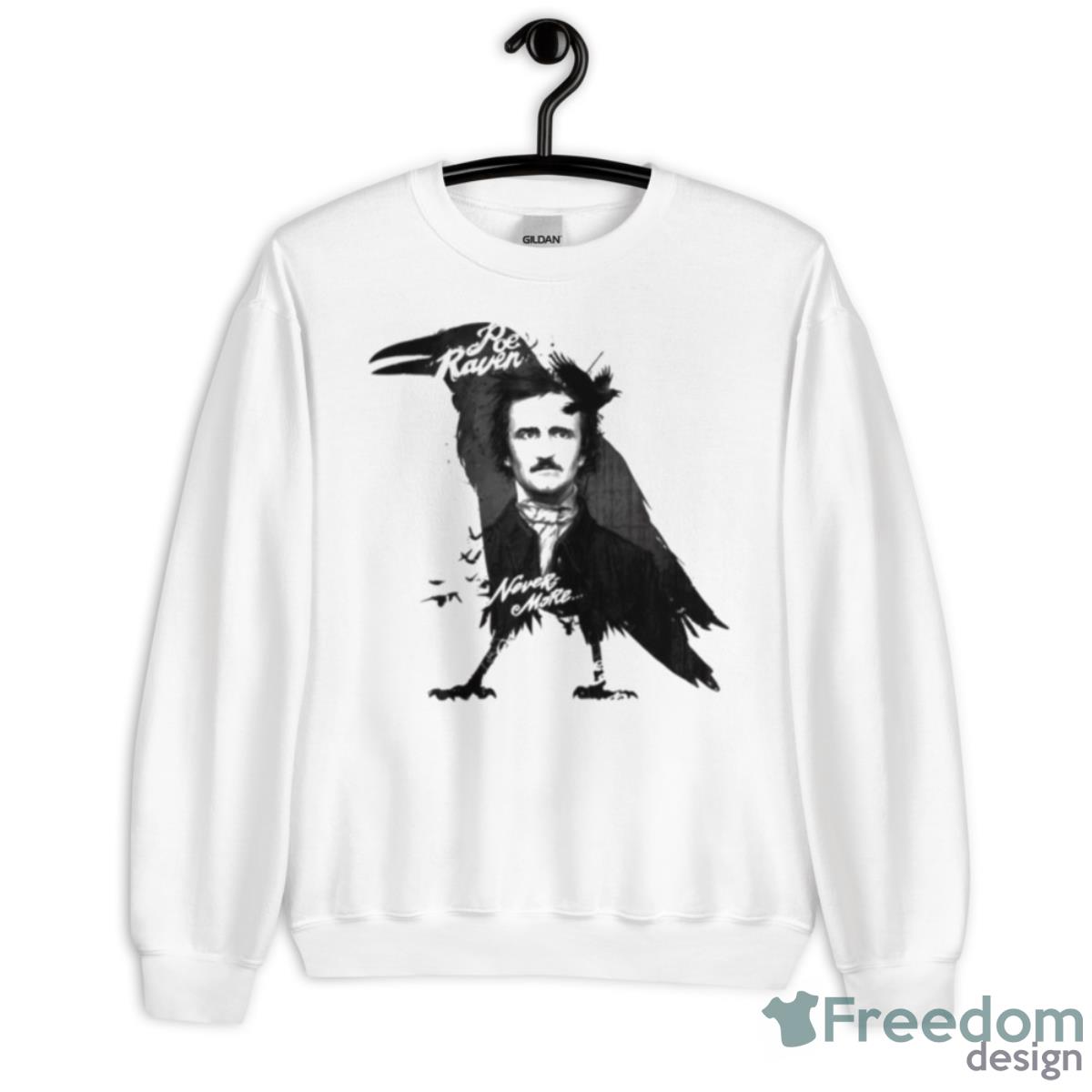 Poe’s Raven Edgar Allan Poe Shirt - Unisex Heavy Blend Crewneck Sweatshirt