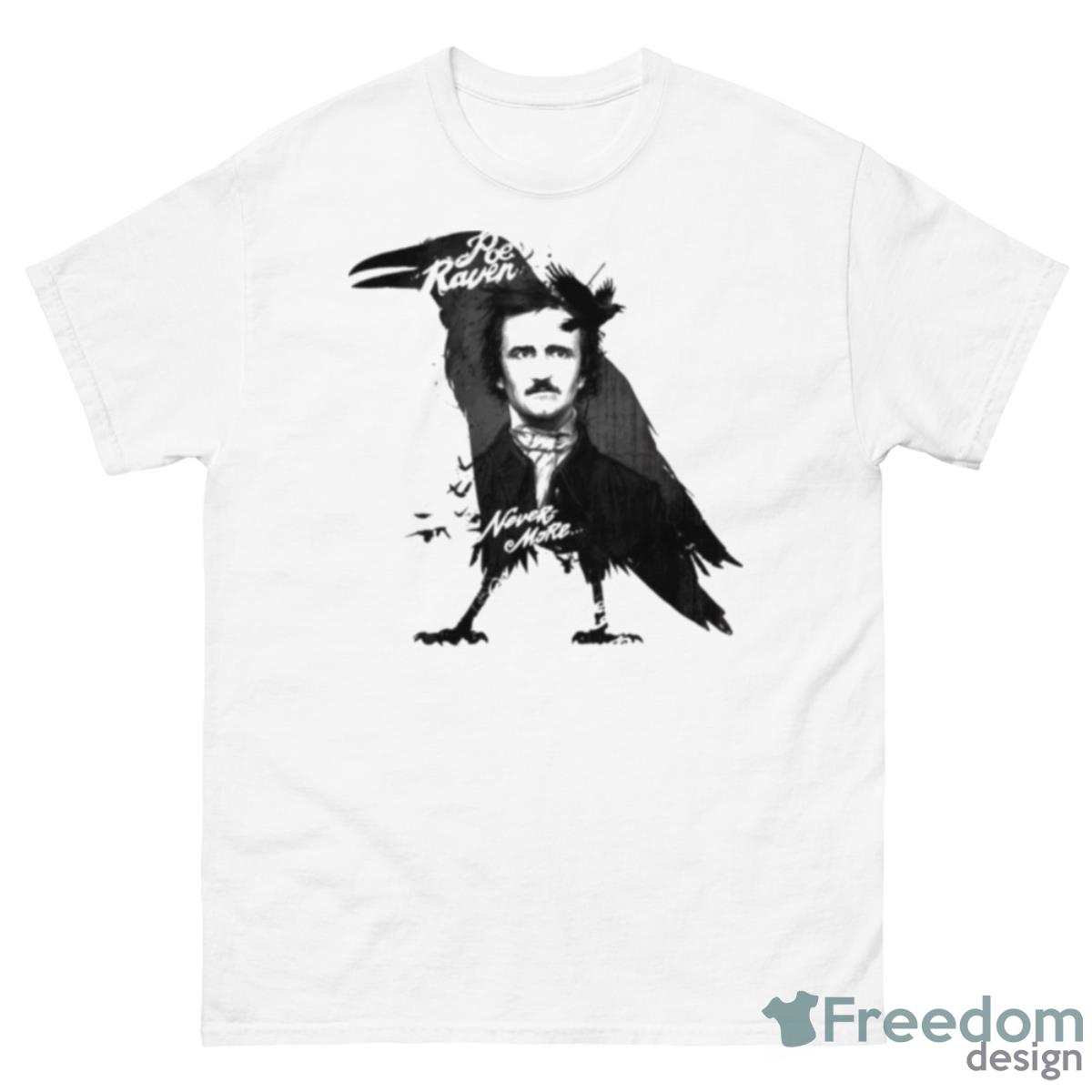 Poe’s Raven Edgar Allan Poe Shirt - 500 Men’s Classic Tee Gildan