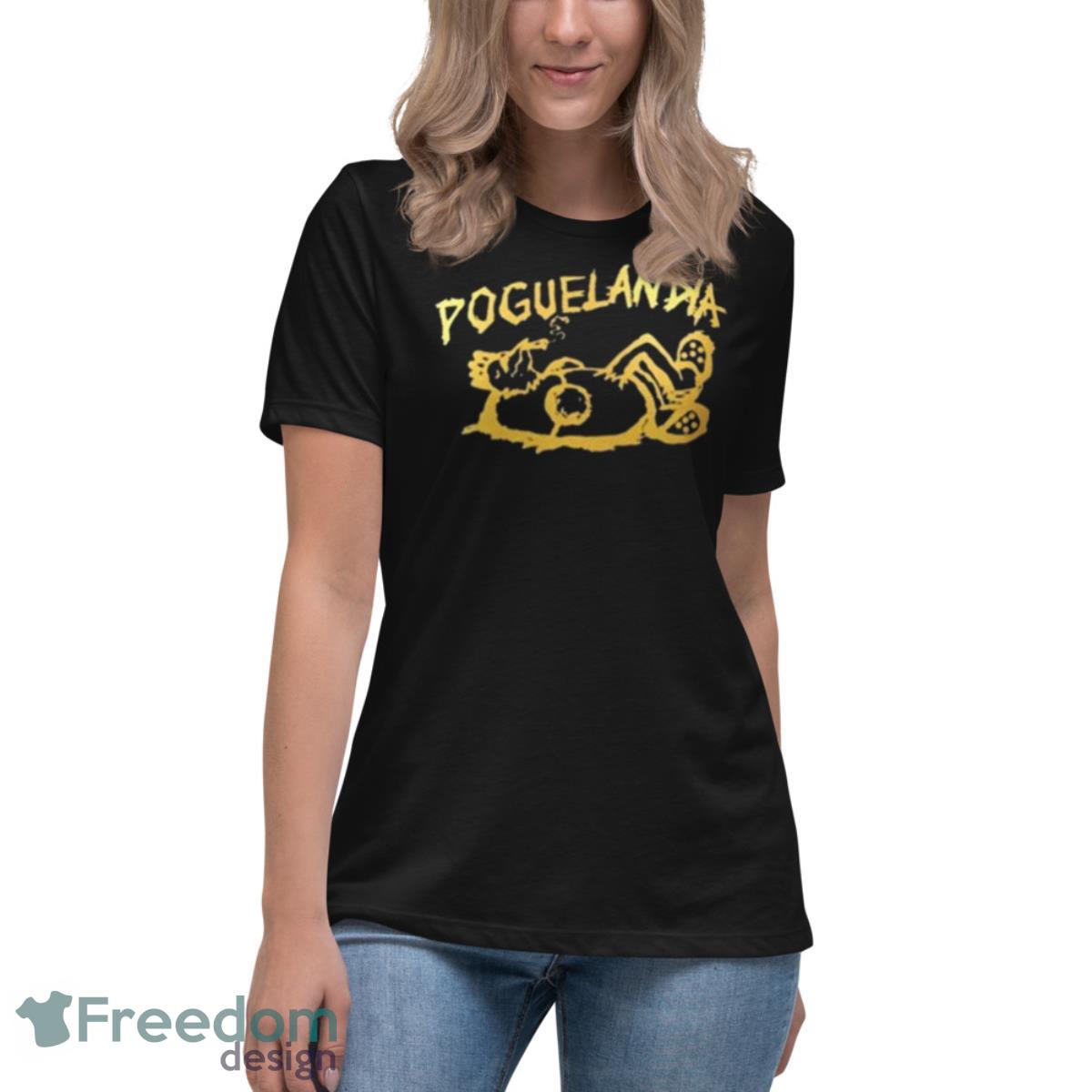Poguelandia Outer Banks Shirt - Womens Relaxed Short Sleeve Jersey Tee Poguelandia Outer Banks Shirt - Womens Relaxed Short Sleeve Jersey Tee