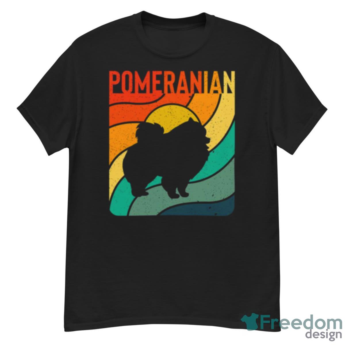 Pomeranian Dog Vintage Pet Lover Shirt - G500 Men’s Classic T-Shirt