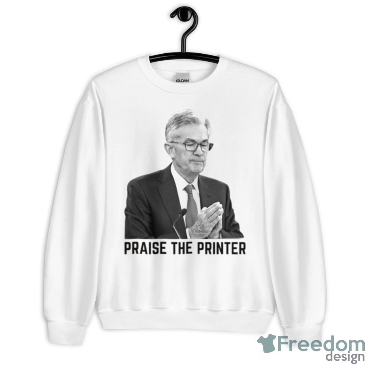 Powell Praises Printer Shirt - Unisex Heavy Blend Crewneck Sweatshirt