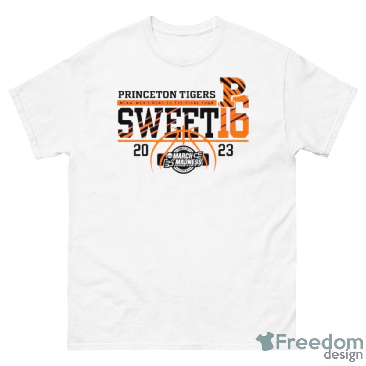 Princeton Tigers NCAA Men’s Road To The Final Four Sweet Sixteen 2023 Shirt - 500 Men’s Classic Tee Gildan