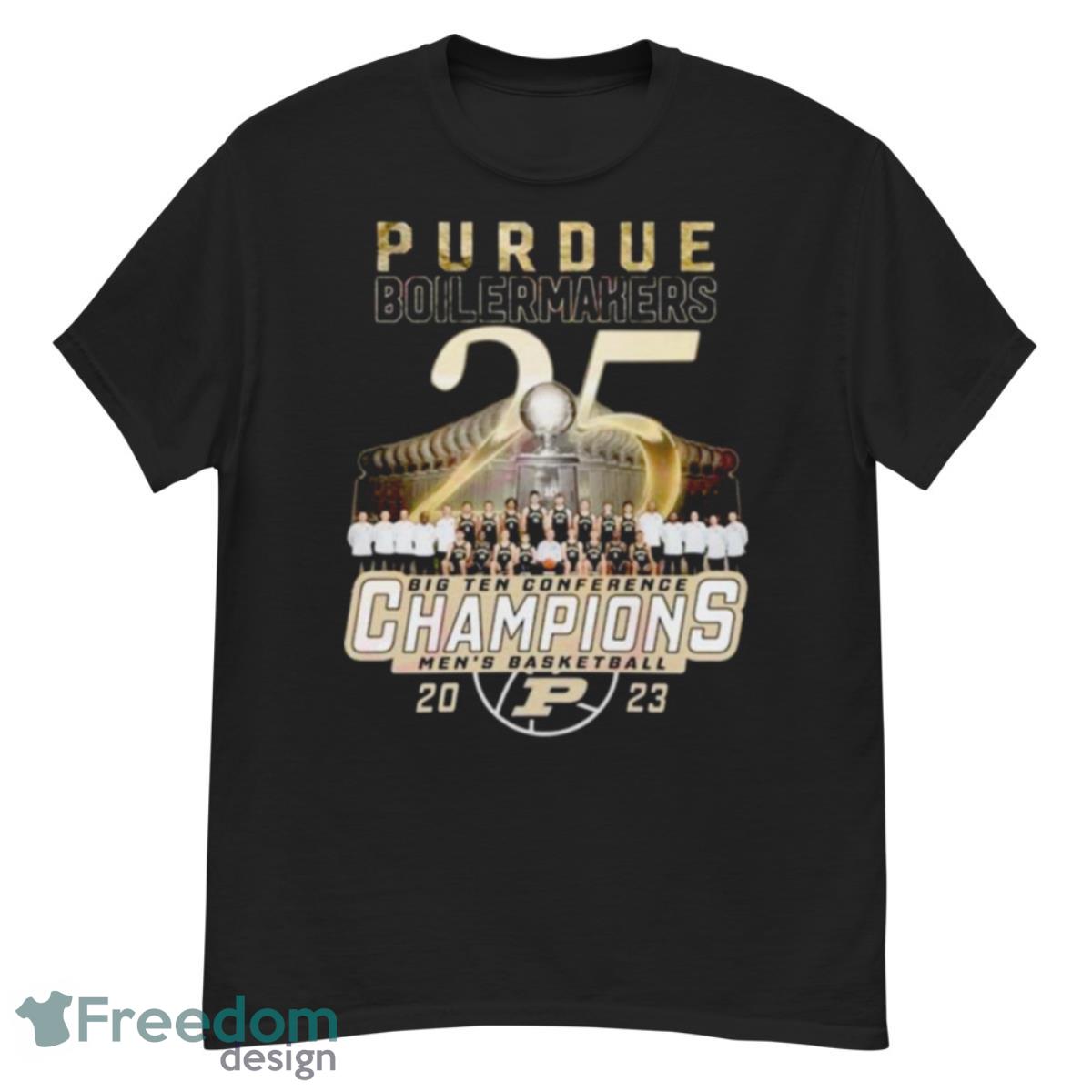 Purdue Boilermakers Big Ten Conference Champions Men’s Basketball 2023 Shirt - G500 Men’s Classic T-Shirt