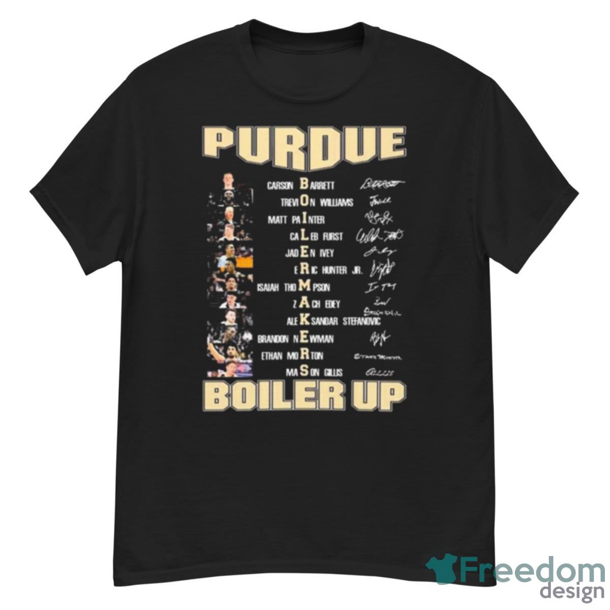 Purdue Boilermakers Boiler Up Carson Barrett Trevion Williams Matt Painter Signature Shirt - G500 Men’s Classic T-Shirt