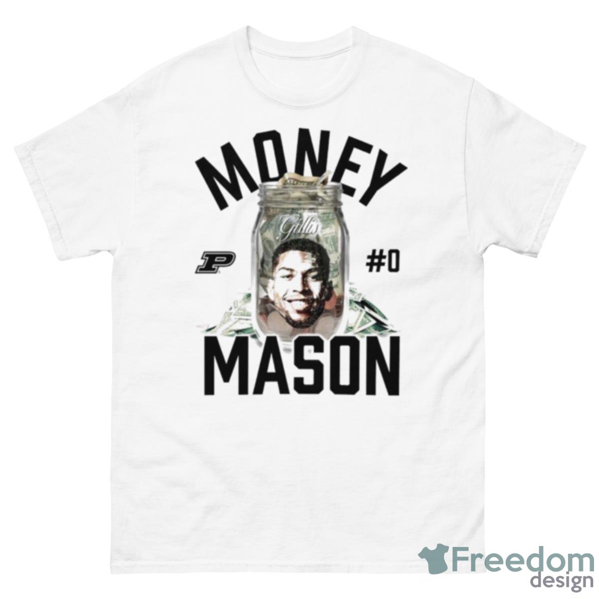 Purdue Boilermakers Mason Gillis Money Mason Shirt - 500 Men’s Classic Tee Gildan