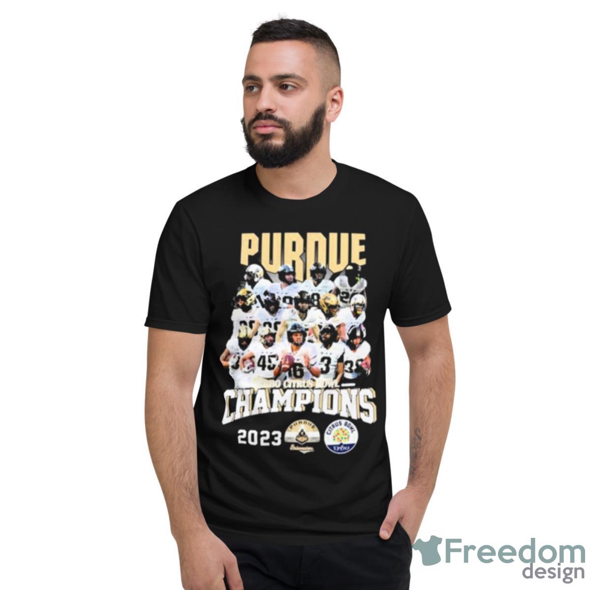 Purdue Vrbo Citrus Bowl Champions 2023 Shirt - Short Sleeve T-Shirt