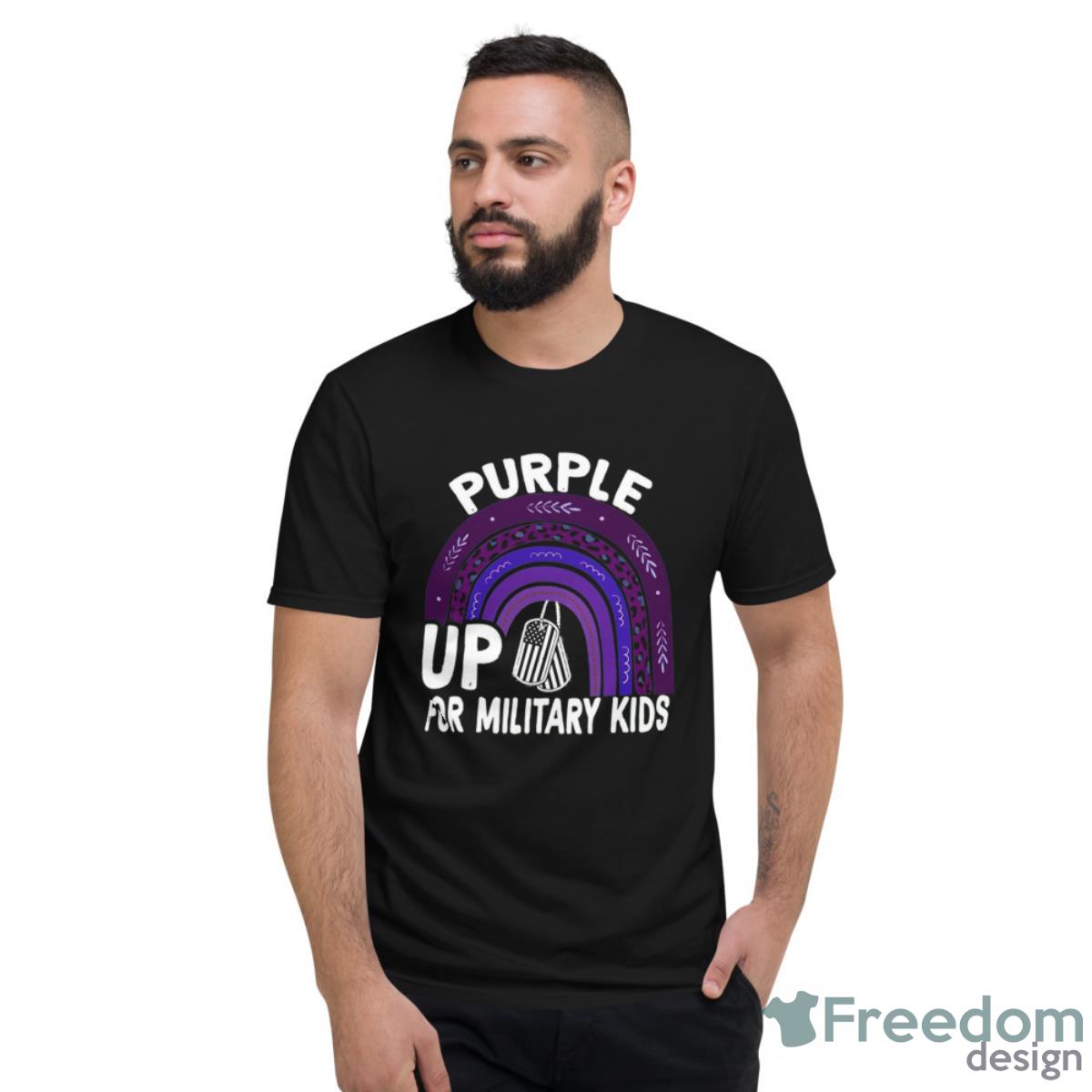 Purple Up For Military Kids Shirt - Short Sleeve T-Shirt