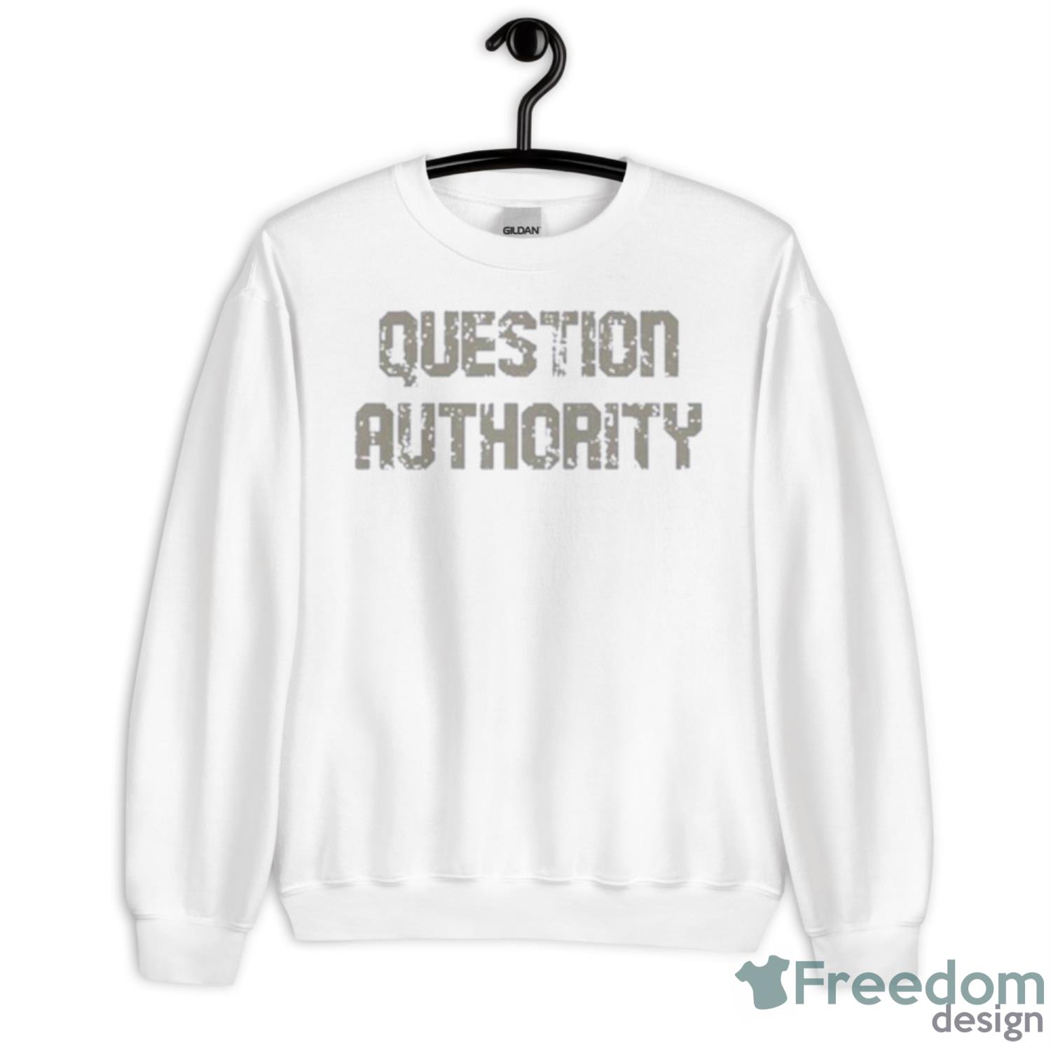 Question Authority 2023 shirt - Unisex Heavy Blend Crewneck Sweatshirt