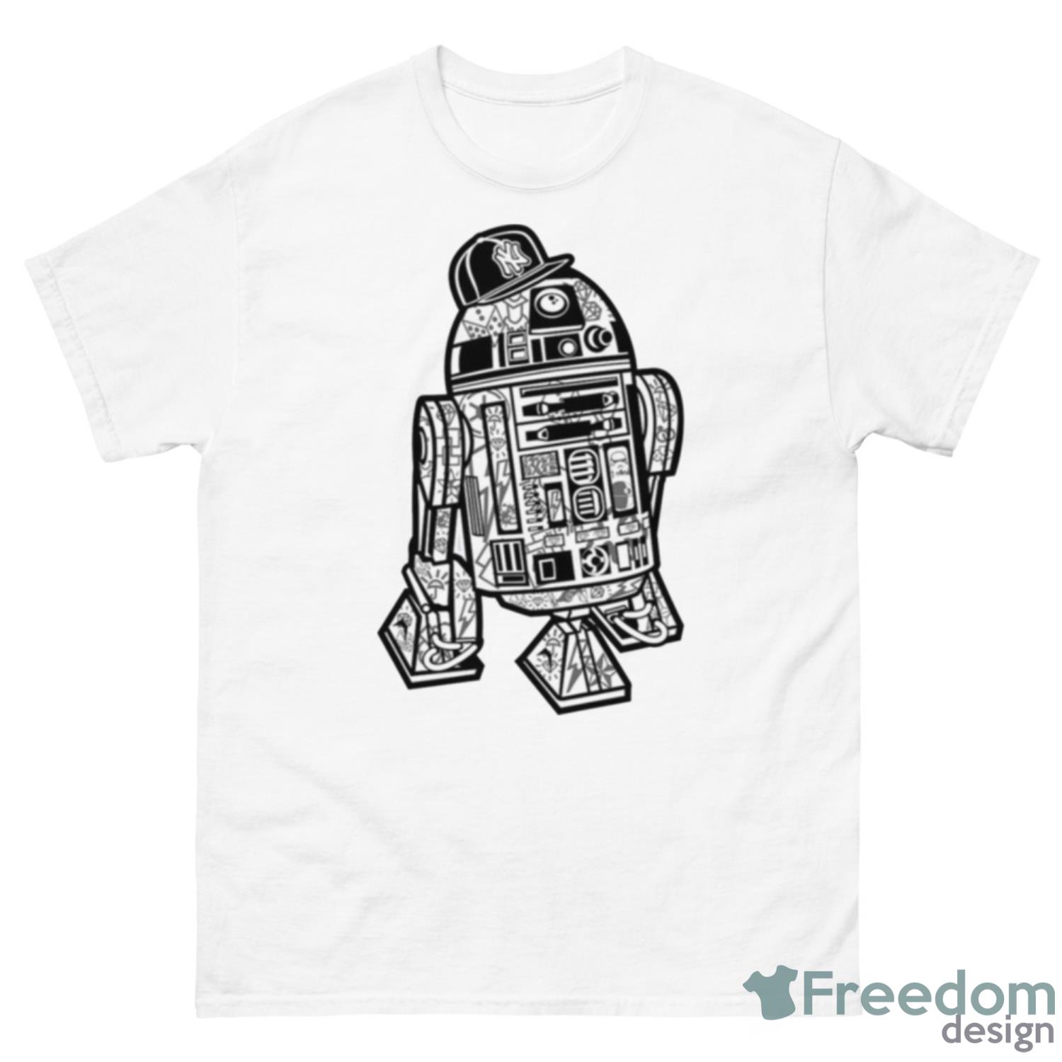 R2 D2 Street Star Wars Shirt - 500 Men’s Classic Tee Gildan