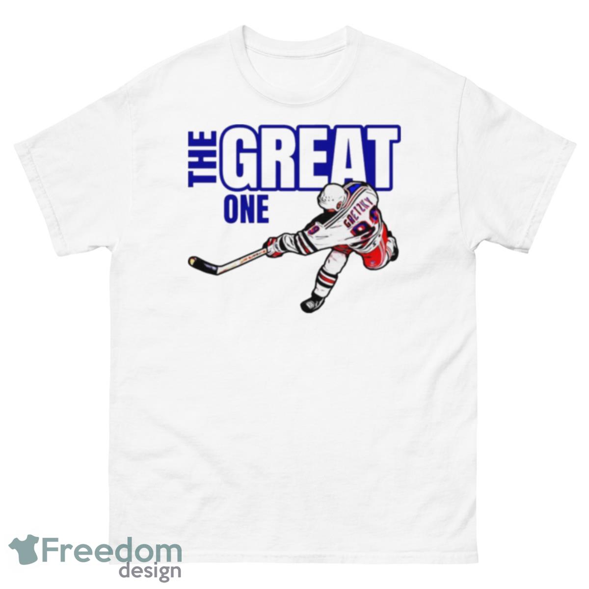 Rangers The Gretzky Great One Shirt - 500 Men’s Classic Tee Gildan