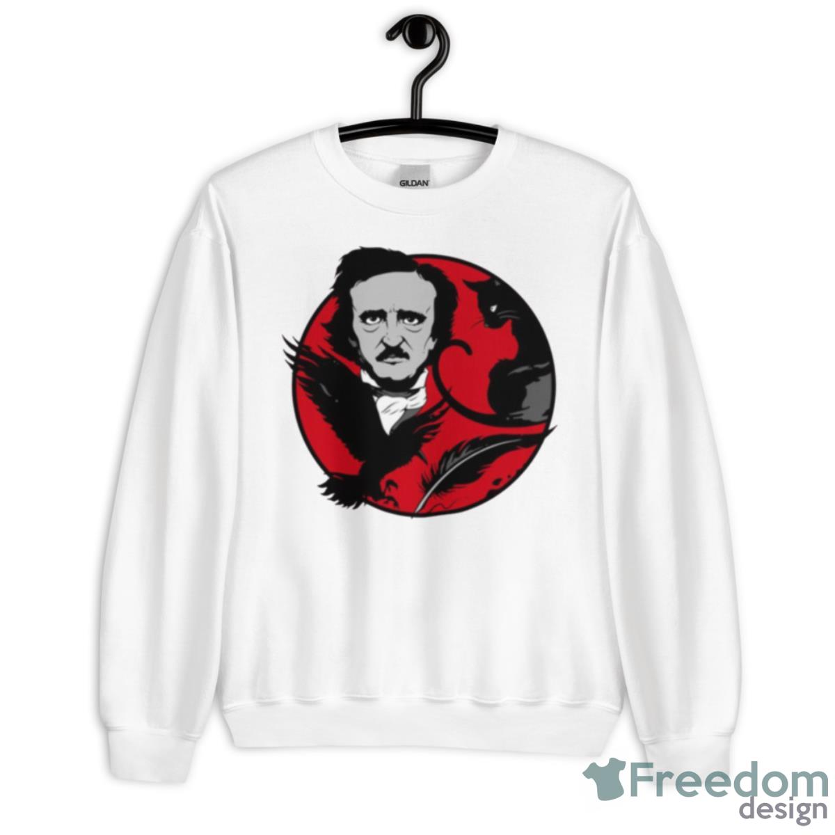 Ravens Edgar Allan Poe Bird Vintage Shirt - Unisex Heavy Blend Crewneck Sweatshirt